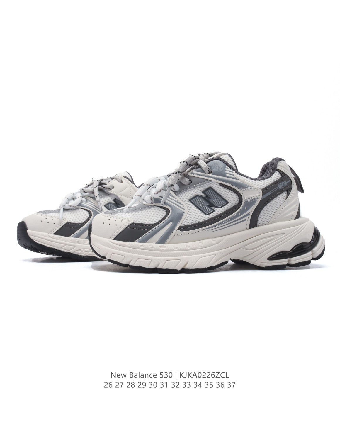 图片[2]-【童鞋】新百伦 NB530 New Balance 530 儿童复古跑鞋 厚底增高老爹鞋 双鞋带 缓震运动慢跑鞋。NB530这鞋双确实是NB家经复典古款式之一，以全科新技诠释，成打功造530鞋款。鞋面保在持530基本线条和片层构结的同时，采更用为简洁、流畅设的计语言 。 类型：儿童鞋 货号：MR530LG 尺码：26-37-选品中心
