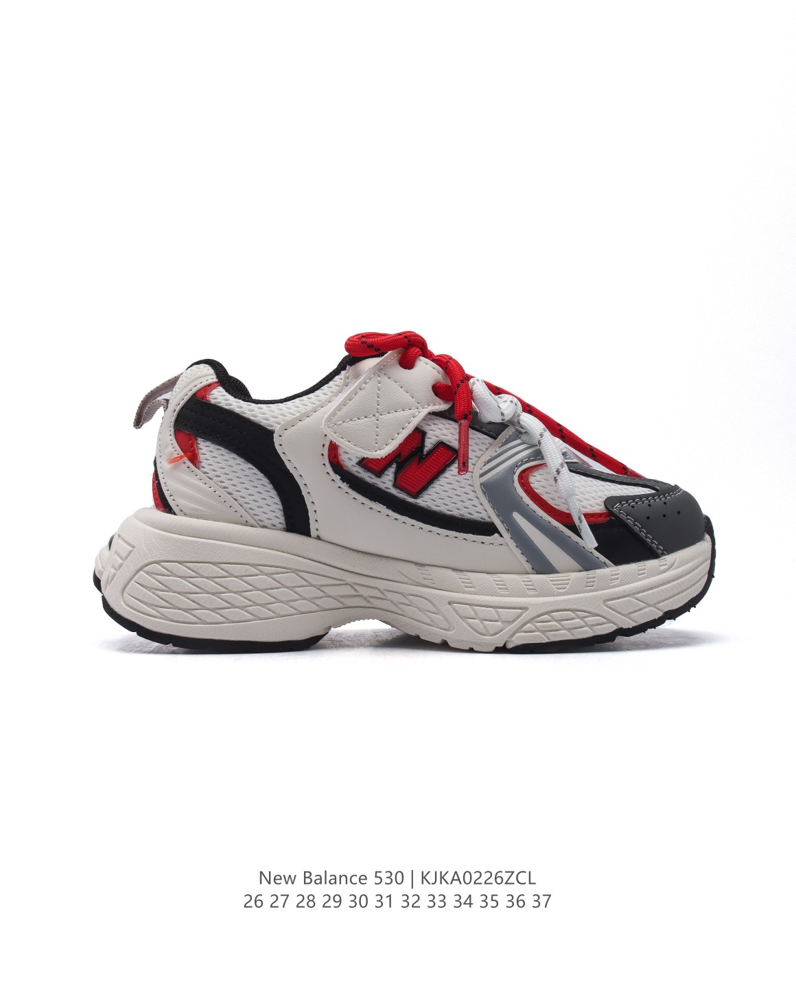 图片[3]-【童鞋】新百伦 NB530 New Balance 530 儿童复古跑鞋 厚底增高老爹鞋 双鞋带 缓震运动慢跑鞋。NB530这鞋双确实是NB家经复典古款式之一，以全科新技诠释，成打功造530鞋款。鞋面保在持530基本线条和片层构结的同时，采更用为简洁、流畅设的计语言 。 类型：儿童鞋 货号：MR530LG 尺码：26-37-选品中心