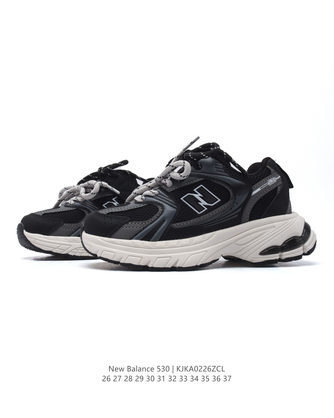 图片[2]-【童鞋】新百伦 NB530 New Balance 530 儿童复古跑鞋 厚底增高老爹鞋 双鞋带 缓震运动慢跑鞋。NB530这鞋双确实是NB家经复典古款式之一，以全科新技诠释，成打功造530鞋款。鞋面保在持530基本线条和片层构结的同时，采更用为简洁、流畅设的计语言 。 类型：儿童鞋 货号：MR530LG 尺码：26-37-选品中心