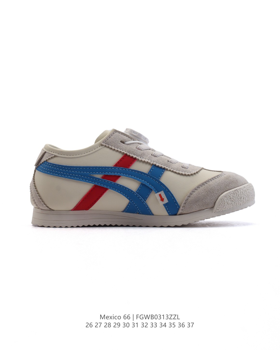 💰150
【童鞋】Asics/亚瑟士 💯儿童鞋真标半码制 配足弓鞋垫 日产经典老牌-鬼塚虎/Onitsuka Tiger Mexico 66®经典墨西哥系列复古经典百搭板鞋休闲运动鞋慢跑鞋。采用皮革鞋面，超国标含胶率耐磨耐弯折RB大底。产品从款式颜色造型上体现出追求舒适和细节的完美。鞋类更是推崇手工制作的严谨，融舒适性与可穿性的设计风格。注重细节的完美和别致魅力，既保持稳重，又不失轻松的时尚感。

货号:  1183C102-101
码数：26-37
编码：FGWB0313ZZL