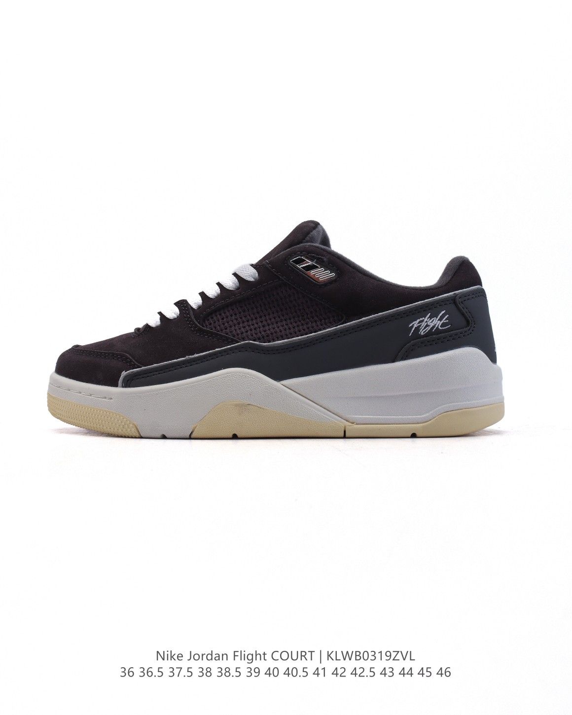 【新品🔥公司级】耐克 NIKE 乔丹 JORDAN FLIGHT COURT 时尚休闲 防滑耐磨 低帮运动鞋 复古篮球鞋 男女同款 Jordan「新鞋型」又来了!新配色曝光!滑板与篮球的有机结合,使得鞋款呈现不一样的风味.这款鞋集风格与性能于一身,体现了Jordan品牌的高端特色.其流畅设计、配色、高质量材料和标志性Jumpman标志,不仅提升了运动表现,还确保了舒适度和耐用性,是篮球运动员和时尚爱好者的理想选择.鞋底的设计不仅好看,走路也超舒服,无论是运动还是日常出街都适配.我愿称它为近期最爱的战靴,有了它出街回头率满满,谁穿谁好看!#flightcourt #潮鞋推荐 #是一眼就让人心动的鞋子 #一眼沦陷的好鞋 #质感不错的AJ分享 货号: HF3255 含半码 编码: KLWB0319ZVL