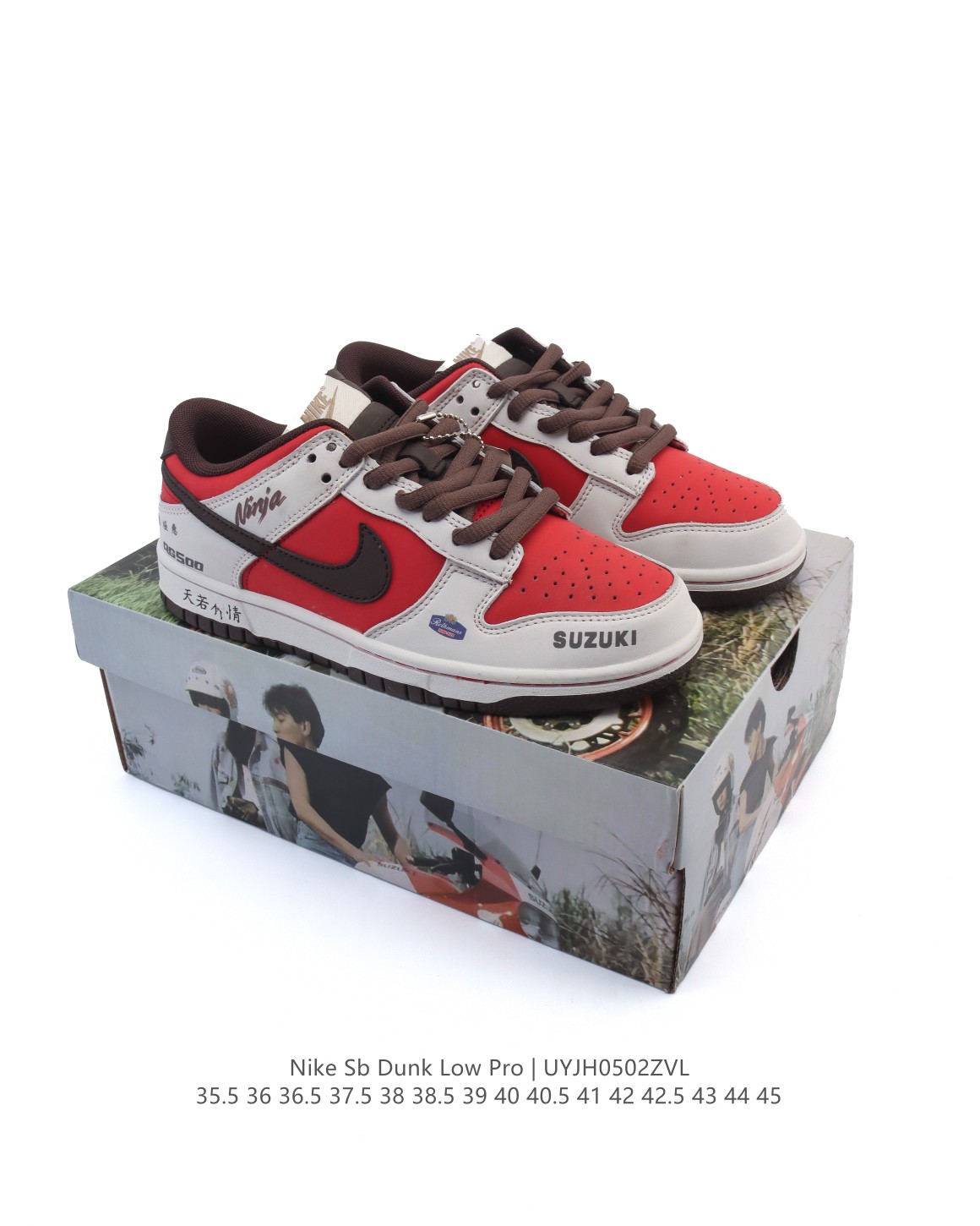 🈴💰180
【公司级】耐克 Nike Sb Dunk Low Pro 男女同款运动鞋复古板鞋。采用柔软皮革鞋面,经久耐穿,塑就如元年款 Dunk 般的复古质感。鞋头透气孔,搭配鞋口和鞋舌形状,忠实沿袭元年款经典外观。全掌型橡胶外底,造就非凡抓地力。Dunk 起初专为篮球运动打造,于 80 年代末成为滑板界新宠,现已跃升成为街头时尚标杆。加垫低帮鞋口结合耐穿外底,助你自信舞动。
类型:男女鞋
货号:AE1391-086
码数:35.5 36 36.5 37.5 38 38.5 39 40 40.5 41 42 42.5 43 44 45
编码:UYJH0502ZVL