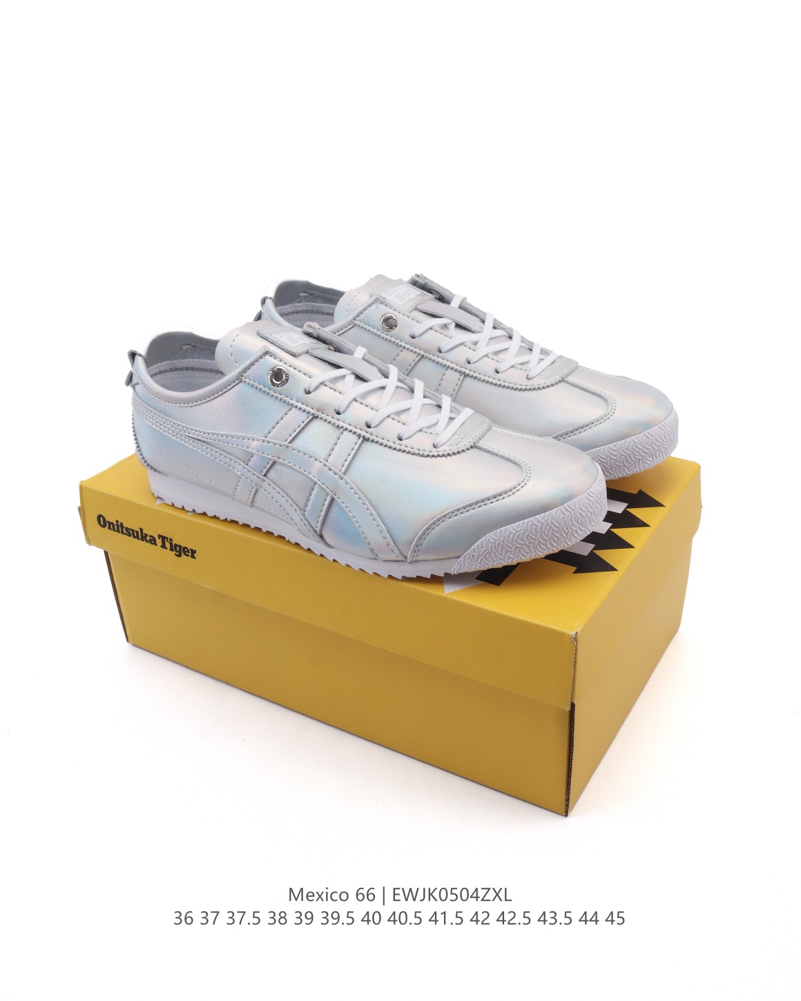 🈴💰160
Asics/亚瑟士 💯女鞋真标半码制 配足弓鞋垫 日产经典老牌-鬼塚虎/Onitsuka Tiger Mexico 66®经典墨西哥系列复古经典百搭板鞋休闲运动鞋慢跑鞋。采用柔软皮革鞋面，超国标含胶率耐磨耐弯折RB大底。产品从款式颜色造型上体现出追求舒适和细节的完美。鞋类更是推崇手工制作的严谨，融舒适性与可穿性的设计风格。注重细节的完美和别致魅力，既保持稳重，又不失轻松的时尚感。

货号:  1183C102-101
码数：36-45含半码
编码：EWJK0504