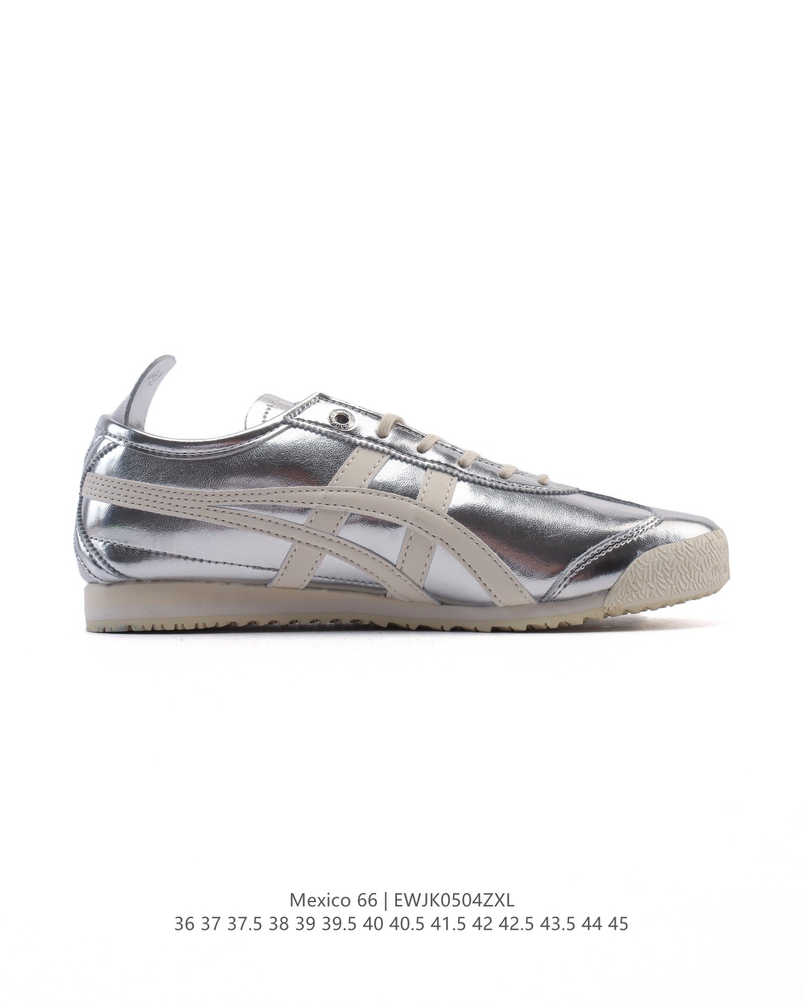 💰160
Asics/亚瑟士 💯女鞋真标半码制 配足弓鞋垫 日产经典老牌-鬼塚虎/Onitsuka Tiger Mexico 66®经典墨西哥系列复古经典百搭板鞋休闲运动鞋慢跑鞋。采用柔软皮革鞋面，超国标含胶率耐磨耐弯折RB大底。产品从款式颜色造型上体现出追求舒适和细节的完美。鞋类更是推崇手工制作的严谨，融舒适性与可穿性的设计风格。注重细节的完美和别致魅力，既保持稳重，又不失轻松的时尚感。

货号:  1183C102-101
码数：36-45含半码
编码：EWJK0504
