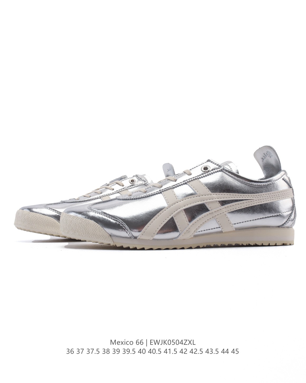 💰160
Asics/亚瑟士 💯女鞋真标半码制 配足弓鞋垫 日产经典老牌-鬼塚虎/Onitsuka Tiger Mexico 66®经典墨西哥系列复古经典百搭板鞋休闲运动鞋慢跑鞋。采用柔软皮革鞋面，超国标含胶率耐磨耐弯折RB大底。产品从款式颜色造型上体现出追求舒适和细节的完美。鞋类更是推崇手工制作的严谨，融舒适性与可穿性的设计风格。注重细节的完美和别致魅力，既保持稳重，又不失轻松的时尚感。

货号:  1183C102-101
码数：36-45含半码
编码：EWJK0504