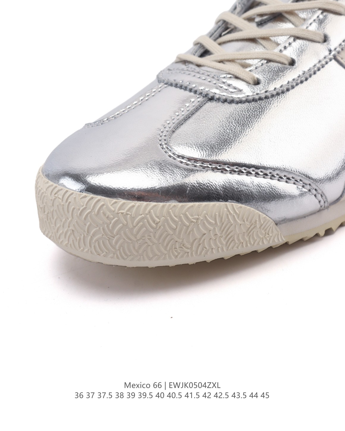 💰160
Asics/亚瑟士 💯女鞋真标半码制 配足弓鞋垫 日产经典老牌-鬼塚虎/Onitsuka Tiger Mexico 66®经典墨西哥系列复古经典百搭板鞋休闲运动鞋慢跑鞋。采用柔软皮革鞋面，超国标含胶率耐磨耐弯折RB大底。产品从款式颜色造型上体现出追求舒适和细节的完美。鞋类更是推崇手工制作的严谨，融舒适性与可穿性的设计风格。注重细节的完美和别致魅力，既保持稳重，又不失轻松的时尚感。

货号:  1183C102-101
码数：36-45含半码
编码：EWJK0504