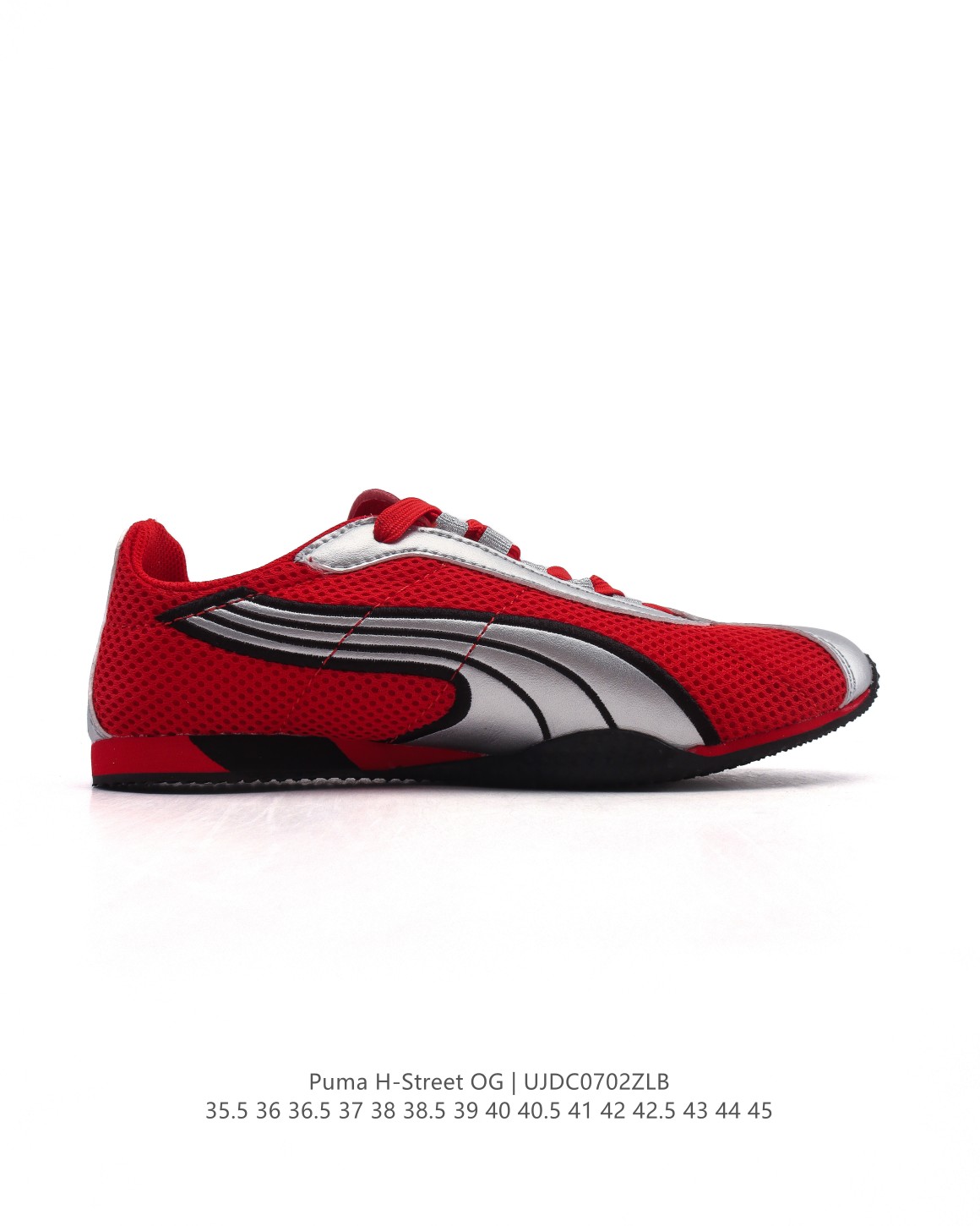 💰155
【新品🔥公司级】PUMA 推出全新「H-Street」运动鞋PUMA彪马 H-STREET 薄底鞋 德训 舒适时尚 耐磨 低帮 生活休闲鞋 男女同款整体进行了丰富的细节升级，大面积网眼很柔软 保证了透气性的同时，上脚非常轻盈 超百搭的鞋型日常出街无压力～#打工人的夏日通勤鞋  #复古薄底德训鞋😙 #上得物入手好鞋子  #超百搭复古板鞋  #今天只晒鞋

尺码:  35.5-45含半码
编码:  UJDC0702ZLB