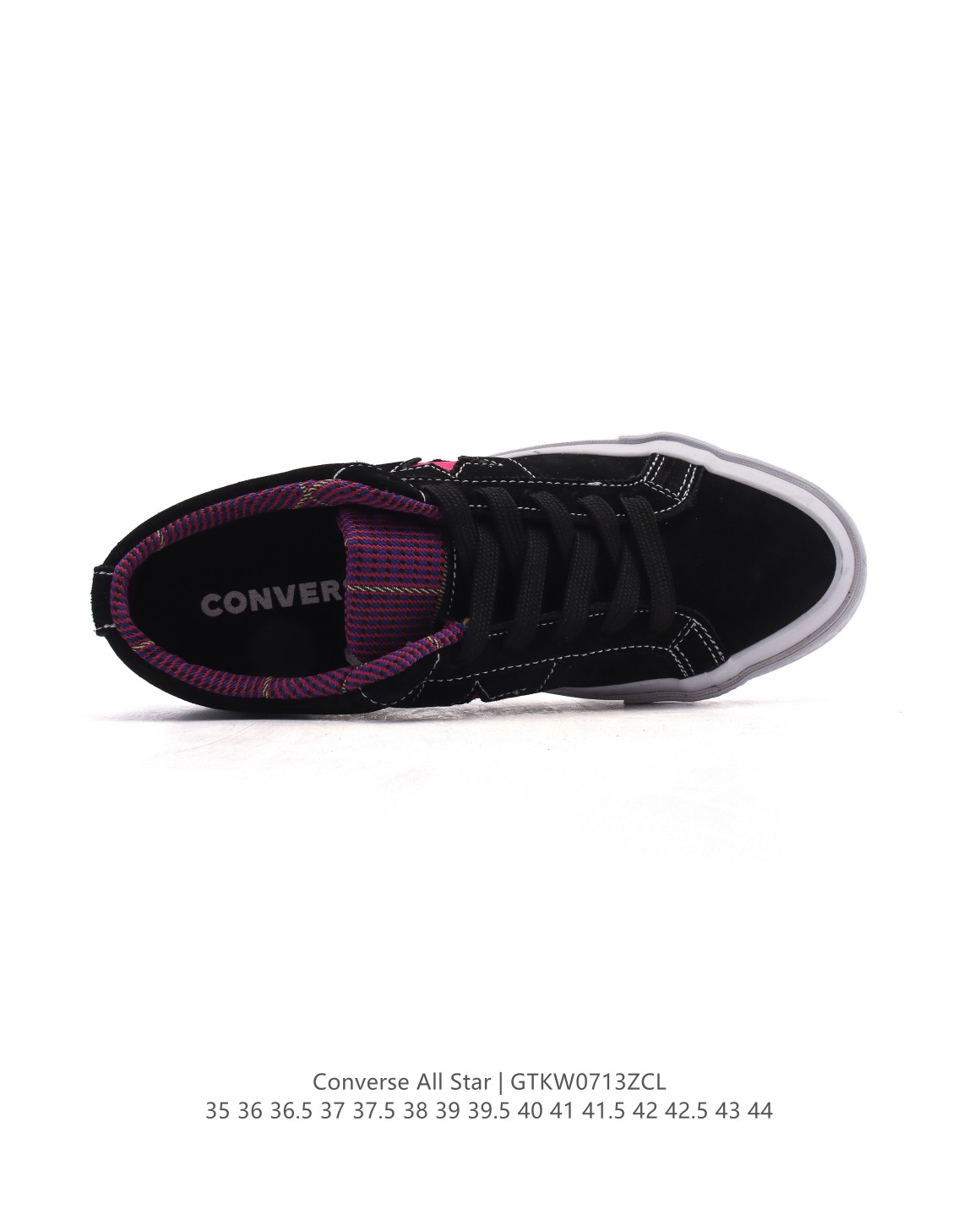 💰190
Converse All Star 低帮男女士运动鞋 一星⭐匡威全明星复古 休闲百搭板鞋 经典透气皮革面慢跑鞋。这个系列是匡威最古老的系列了。是匡威品牌公司1908年成立以来就有的了。各路明星、达人街拍的必搭单品。百搭且舒适性较好，橡胶薄底设计，防滑耐磨，轻盈自在。

货号：A13646C
尺码：35-44含硫化半码
编码：GTKW0713ZCL