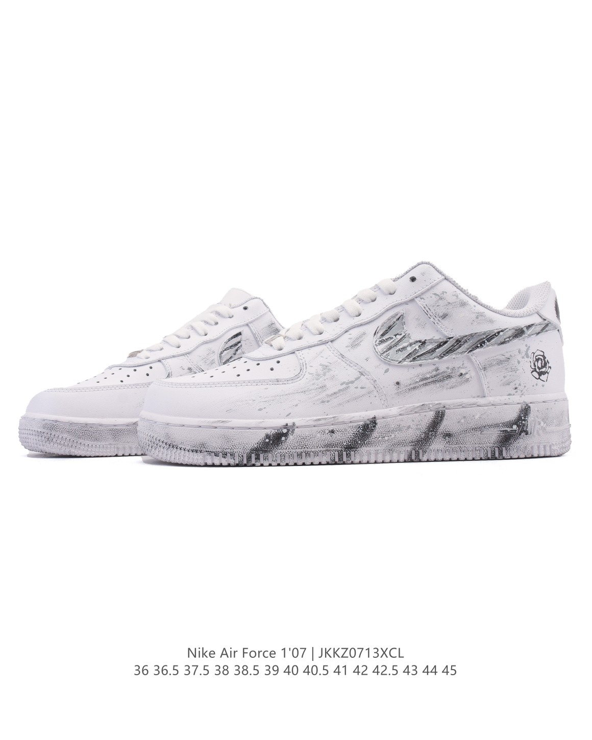 💰300
纯原级 AF1耐克 Nike Air Force 1 ‘07 Low 空军一号 小白鞋 厚底增高百搭运动板鞋 原楦头原纸板 打造纯正空军版型，专注外贸渠道 全掌内置蜂窝气垫 原盒配件 原厂中底钢印、拉帮完美  官方同步上架。

类型：男女鞋
货号：1A9VAO
码数：36-45含半码
编码：JKKZ0713XCL
