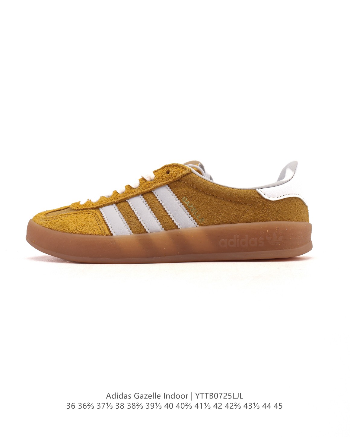 🈴💰120
阿迪达斯 Adidas Originals Gazelle Indoor复古三叶草防滑透明橡胶板鞋经典运动鞋 hello kitty 猫。这款经典鞋,忠于原版设计,缀撞色三条纹和鞋跟饰片。采用柔软皮革鞋面,穿着舒适,搭配生胶外底,风格复古。用不同材料制作这款修长复古的从1970年代开始就很受欢迎的网球鞋。Gazelle Indoor拥有包边更宽的T字型鞋头,Gazelle开始将皮革材质引入训练鞋设计之中,从而减轻了运动员双脚的负担。当年这一改动也是为了更好的保护运动员的前掌,以及Gucci x Adidas Gazelle 系列就是以该鞋型为蓝本打造。• 常规型剪裁• 系带设计• 皮革鞋面• 织物衬里;生胶全包大底• 舒适OrthoLite®鞋垫• 脚感舒适。
货号:JI2717
码数:36-45含半码
编码:YTTB0725LJL