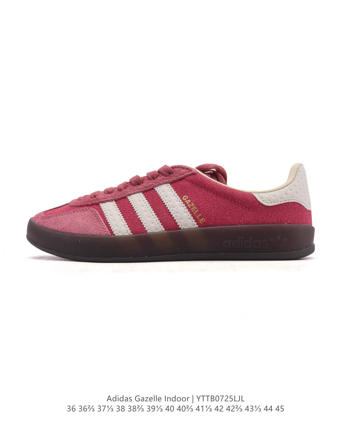 🈴💰120
阿迪达斯 Adidas Originals Gazelle Indoor复古三叶草防滑透明橡胶板鞋经典运动鞋 hello kitty 猫。这款经典鞋,忠于原版设计,缀撞色三条纹和鞋跟饰片。采用柔软皮革鞋面,穿着舒适,搭配生胶外底,风格复古。用不同材料制作这款修长复古的从1970年代开始就很受欢迎的网球鞋。Gazelle Indoor拥有包边更宽的T字型鞋头,Gazelle开始将皮革材质引入训练鞋设计之中,从而减轻了运动员双脚的负担。当年这一改动也是为了更好的保护运动员的前掌,以及Gucci x Adidas Gazelle 系列就是以该鞋型为蓝本打造。• 常规型剪裁• 系带设计• 皮革鞋面• 织物衬里;生胶全包大底• 舒适OrthoLite®鞋垫• 脚感舒适。
货号:JI2717
码数:36-45含半码
编码:YTTB0725LJL