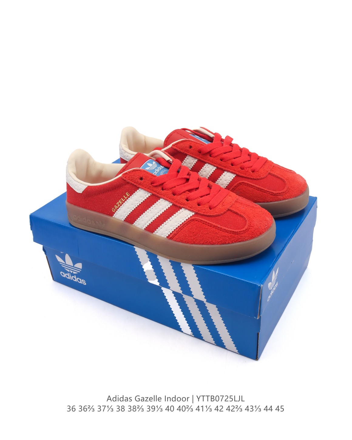 🈴💰120
阿迪达斯 Adidas Originals Gazelle Indoor复古三叶草防滑透明橡胶板鞋经典运动鞋 hello kitty 猫。这款经典鞋,忠于原版设计,缀撞色三条纹和鞋跟饰片。采用柔软皮革鞋面,穿着舒适,搭配生胶外底,风格复古。用不同材料制作这款修长复古的从1970年代开始就很受欢迎的网球鞋。Gazelle Indoor拥有包边更宽的T字型鞋头,Gazelle开始将皮革材质引入训练鞋设计之中,从而减轻了运动员双脚的负担。当年这一改动也是为了更好的保护运动员的前掌,以及Gucci x Adidas Gazelle 系列就是以该鞋型为蓝本打造。• 常规型剪裁• 系带设计• 皮革鞋面• 织物衬里;生胶全包大底• 舒适OrthoLite®鞋垫• 脚感舒适。
货号:JI2717
码数:36-45含半码
编码:YTTB0725LJL