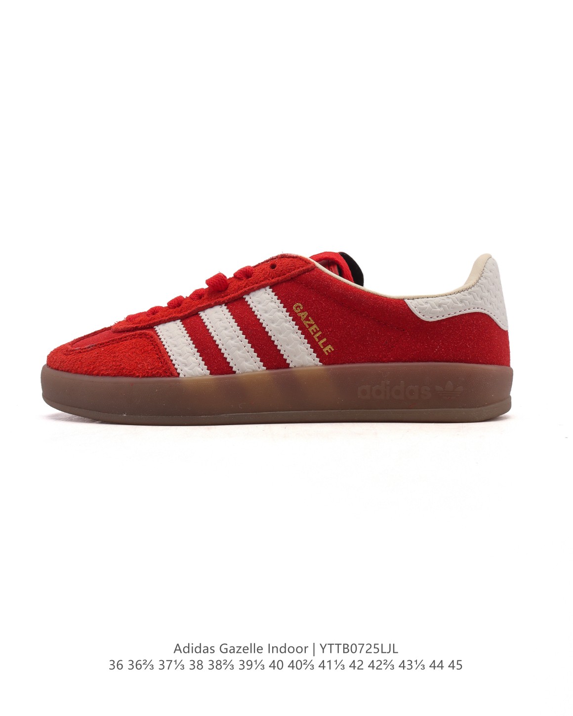 🈴💰120
阿迪达斯 Adidas Originals Gazelle Indoor复古三叶草防滑透明橡胶板鞋经典运动鞋 hello kitty 猫。这款经典鞋,忠于原版设计,缀撞色三条纹和鞋跟饰片。采用柔软皮革鞋面,穿着舒适,搭配生胶外底,风格复古。用不同材料制作这款修长复古的从1970年代开始就很受欢迎的网球鞋。Gazelle Indoor拥有包边更宽的T字型鞋头,Gazelle开始将皮革材质引入训练鞋设计之中,从而减轻了运动员双脚的负担。当年这一改动也是为了更好的保护运动员的前掌,以及Gucci x Adidas Gazelle 系列就是以该鞋型为蓝本打造。• 常规型剪裁• 系带设计• 皮革鞋面• 织物衬里;生胶全包大底• 舒适OrthoLite®鞋垫• 脚感舒适。
货号:JI2717
码数:36-45含半码
编码:YTTB0725LJL