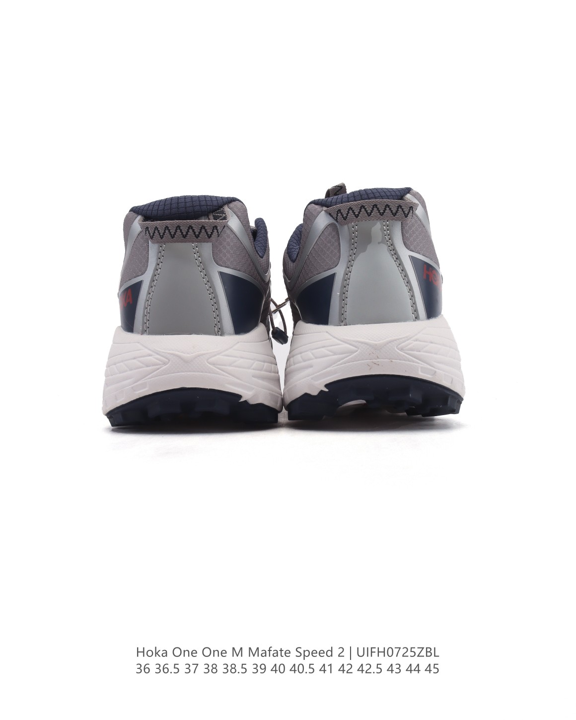 💰190
【公司级】玛法特二代 HOKA ONE ONE Mafate Speed 2 Low 轻量低帮户外越野跑鞋 户外山脉越野轻量运动跑鞋。鞋面用轻的无缝架构，鞋带用了弹性不易松脱的扁宽弹性鞋带，轻薄的TPU贴在透气的鞋面上。以阿尔卑斯山脉为主将亮色与蓝色调覆盖在这轮廓之上，前掌与中掌部分进行加宽，橡胶大底，EVA缓震鞋底用滚动平衡技术引导跑者自然步态。

类型：男女鞋
尺码：36-45含半码
编码：UIFH0725ZBL