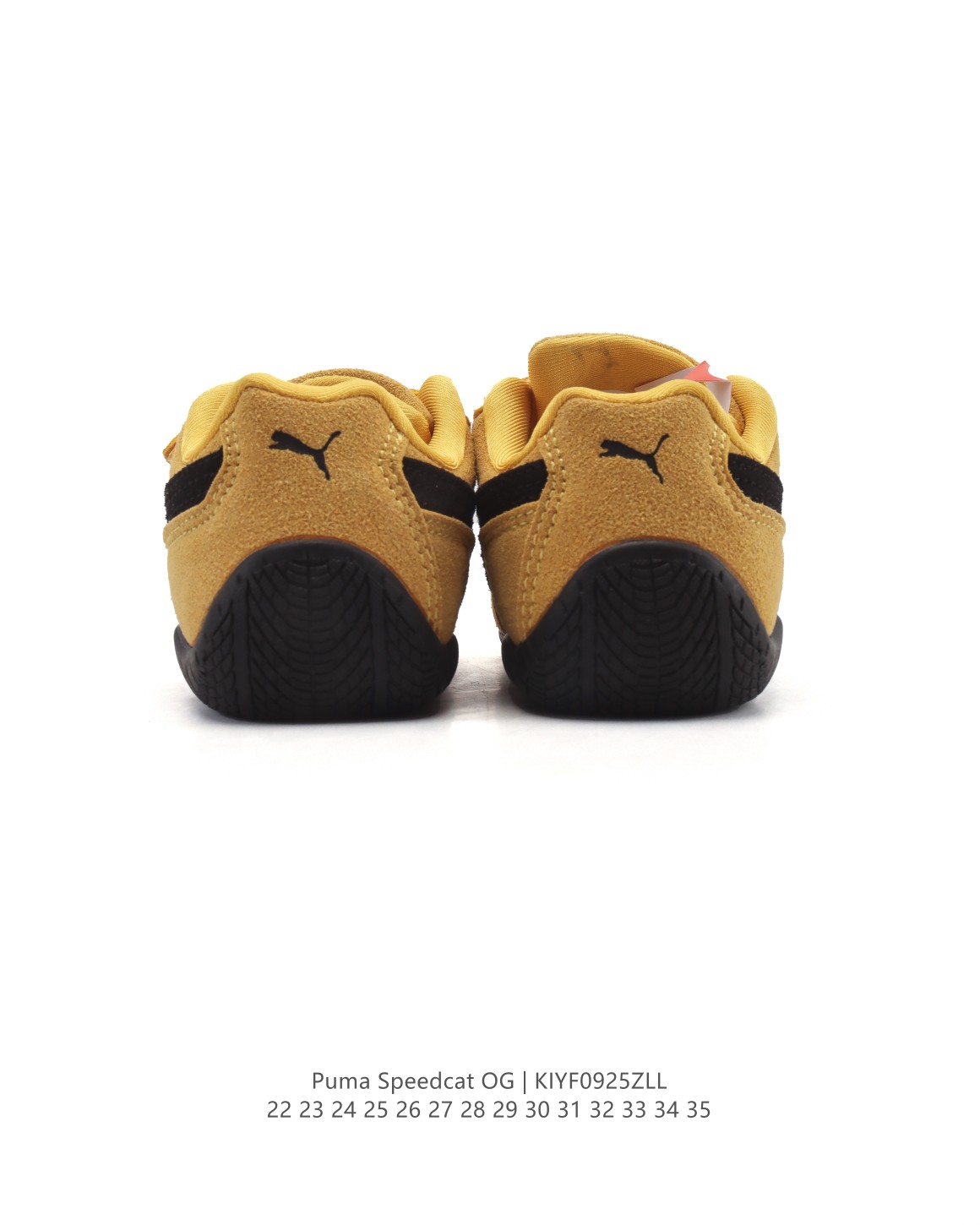 图片[5]-【童鞋PUMA Speedca OG 彪马极速赛车系列儿童低帮德训风拼接复古百搭休闲运动赛车鞋 鞋款从80、90年代赛车手所穿的防火赛车鞋为原型，鞋身线条模仿了赛车的流线廓形，体现了空气动力学原理的结构。简约流畅的外观，恰好又和贯穿其中的Formstrip Logo融合恰到好处，视觉上细节丰富且协调。本次Speedcat OG鞋款归来，最大看点自然式保留了窄版鞋型以及薄底构造。这两年各品牌鞋底越做越厚，Speedcat反其道而行之，上脚几乎无鞋底的效果带来耳目一新的视觉体验。鞋面依旧是以质感透气柔软皮革材质打造，并且大面积近乎全包裹的使用，复古味道也愈发浓烈。配色上更是将最原始的黑色和红色带回，向F1赛车队的标志性队服致敬。相信让各位一眼种草的更多是出挑的大红色，上脚即可瞬间点亮整体造型，在以球鞋为核心的OOTD中脱颖而出。而另一款黑色则是低调的万金油，彰显新潮个性的同时又不喧宾夺主，也是热爱简约系穿搭朋友的首选。 货号：406329 尺码：22-35-选品中心