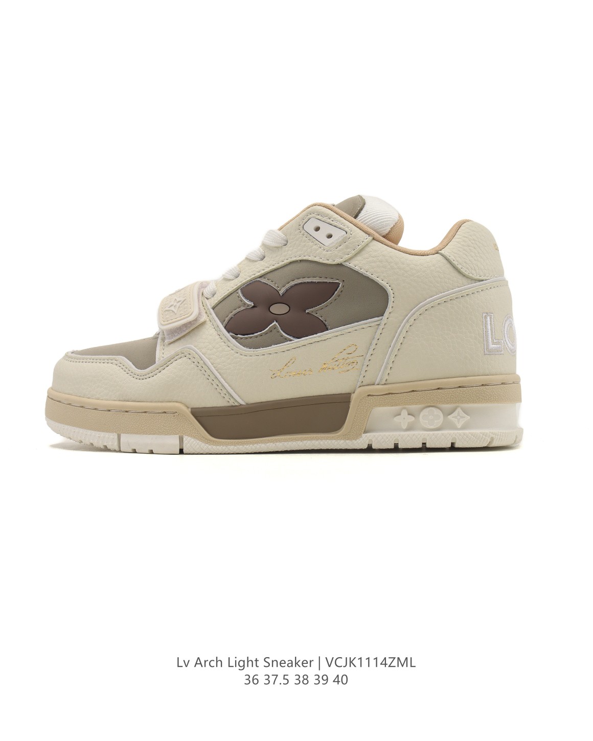 💰170【帝王版】LV Skate Sneaker LV面包鞋 LV四叶草 路易威登 2025年新款运动板鞋 蛇年限定 春夏秀场初次亮相，此次以粒面牛皮革焕新呈现。加垫鞋领和鞋舌援引滑板鞋设计，科技鞋带和橡胶外底完善整体。粒面牛皮革网面拼接鞋面，橡胶外底，鞋舌和鞋底 后部饰有 LV 标识。
尺码：36-45