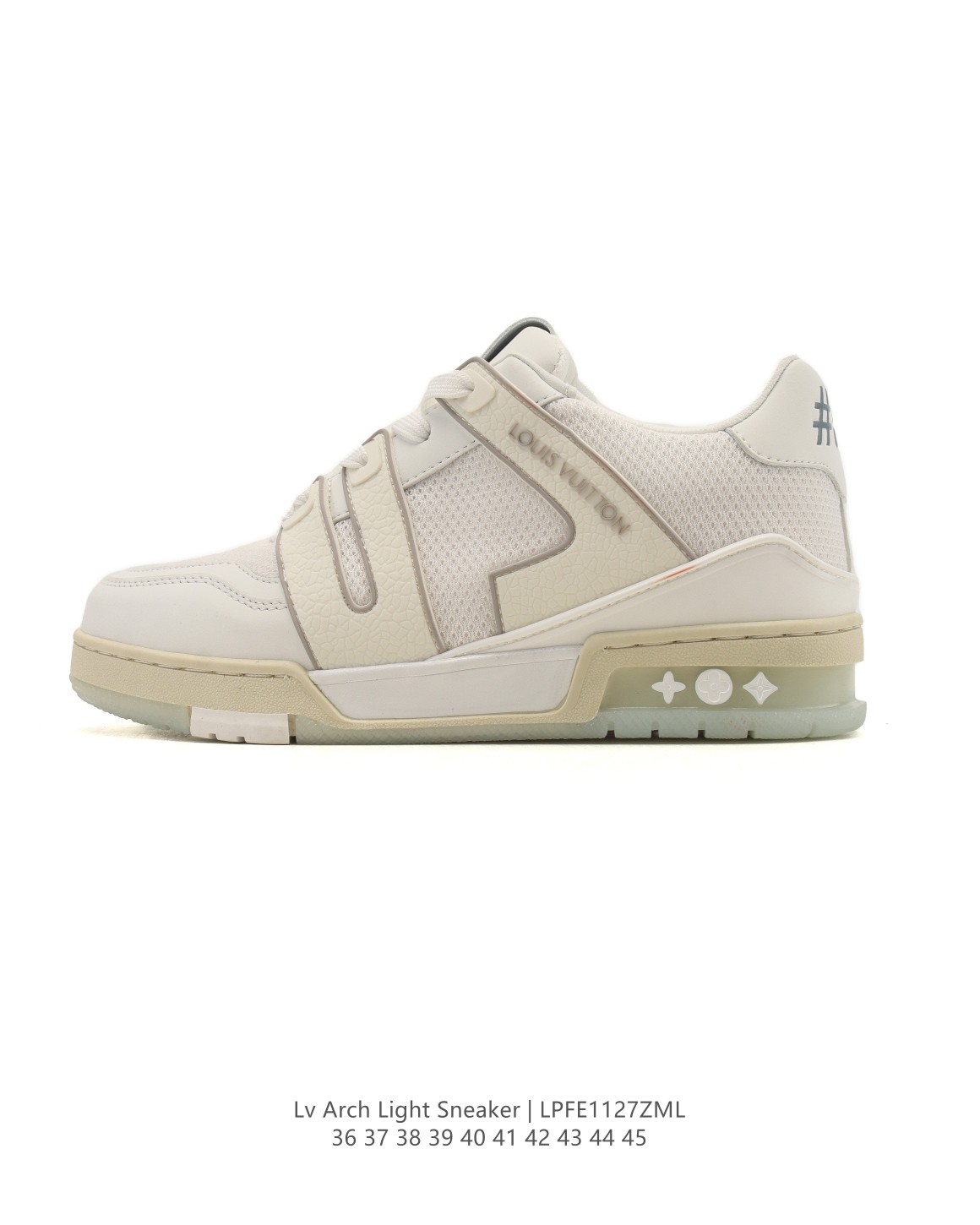 💰170 帝王版 LV三代【公司级】路易威登 Louis Vuitton LV路易威登板鞋 时尚运动鞋潮厚底增高男鞋。舒适防滑底和百搭性霸屏整个时尚娱乐圈，细节调整完美主义！采用柔软帆布皮革拼接鞋面，独家开模大底， 侧边采用3D打印标志性Logo 尽显贵族时尚气息，配带正品全套包装。全新LV路易威登Louis vuitton Trainer Sneaker Low 休闲运动文化百搭板鞋。 
类型：男女鞋
尺码：36-46