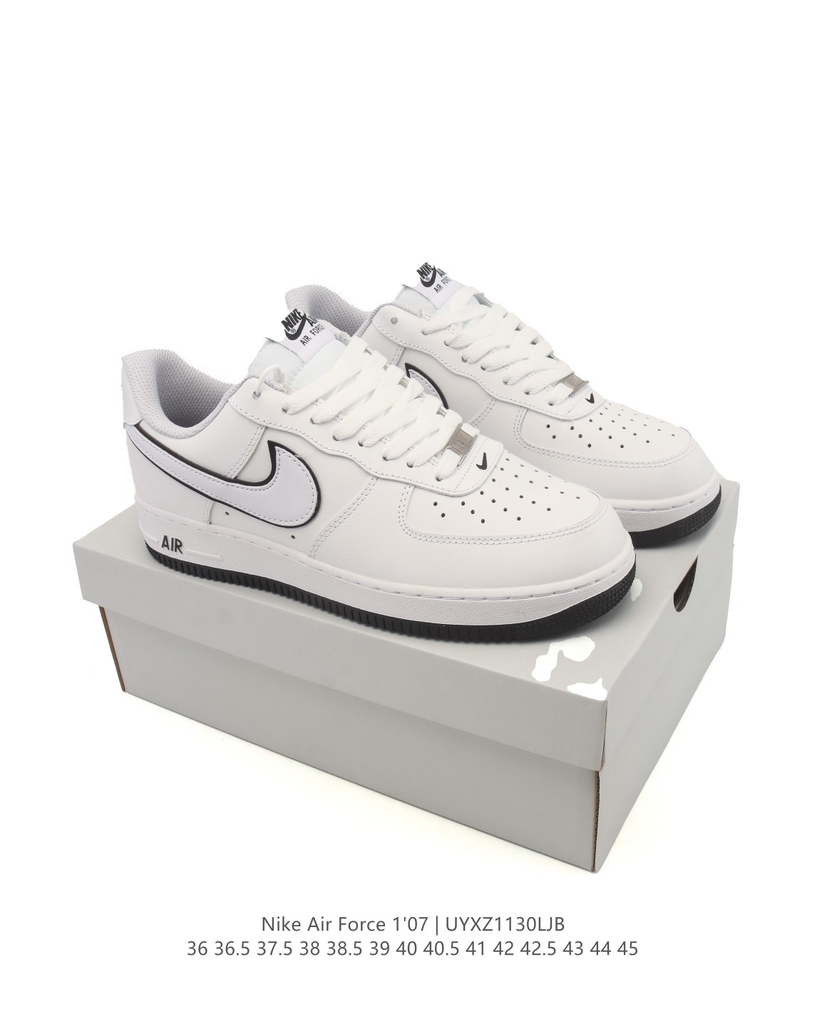 供货价:120💰『高瑞莆田鞋』星选安福优品,得物APP同步款,顺丰包邮得物1:1面单,下单赠送精美礼品🎁
耐克 Nike Air Force 1 '07 Low 空军一号含气垫   小白鞋 低帮百搭厚底增高休闲运动板鞋。柔软、弹性十足的缓震性能和出色的中底设计，横跨复古与现代的外型结合，造就出风靡全球三十多年的Force 1，直到今天还深受青睐。

类型：男女鞋
货号：CZ0270
尺码:  36-45含半码
编码：UYXZ1130LJB