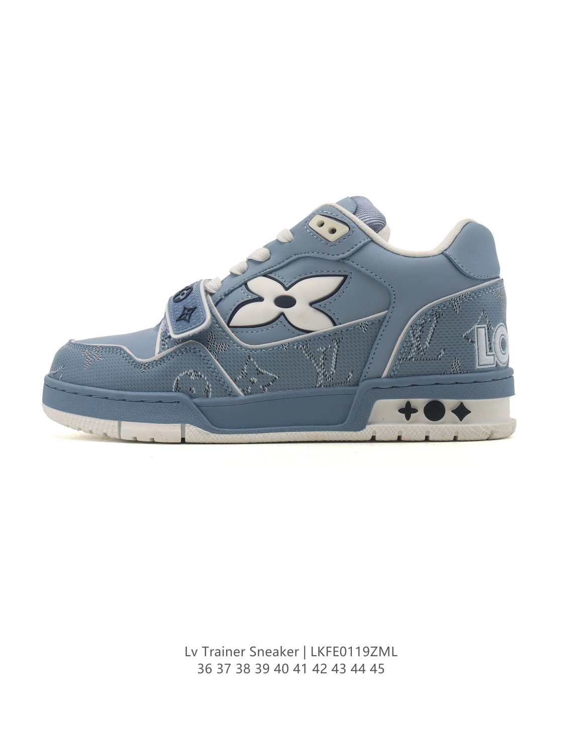 💰170【帝王版】LV Skate Sneaker LV面包鞋 LV四叶草 路易威登 2025年新款运动板鞋 蛇年限定 春夏秀场初次亮相，此次以粒面牛皮革焕新呈现。加垫鞋领和鞋舌援引滑板鞋设计，科技鞋带和橡胶外底完善整体。粒面牛皮革网面拼接鞋面，橡胶外底，鞋舌和鞋底 后部饰有 LV 标识。
尺码：36-45