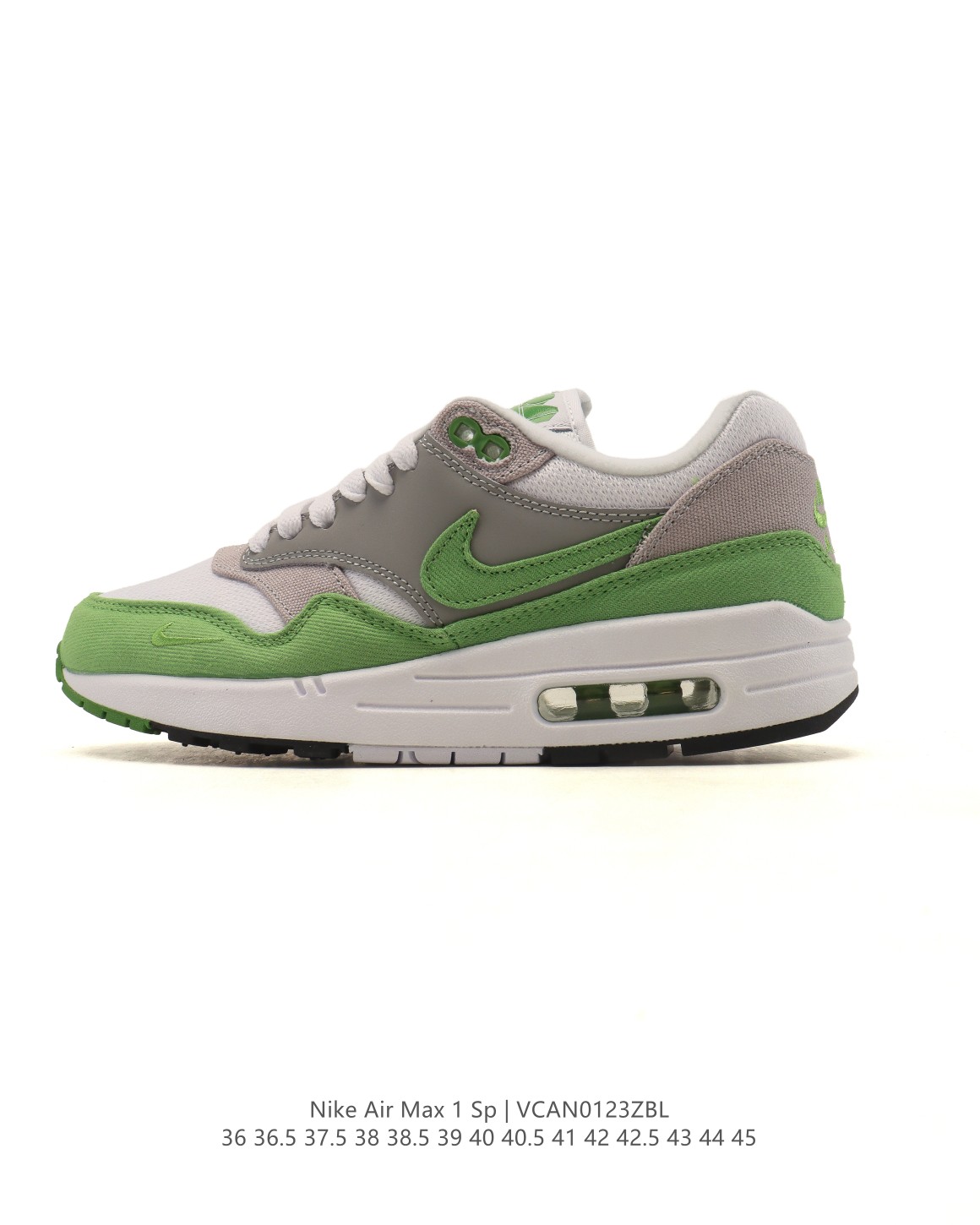 🈴💰150
【真标】耐克 Nike Air Max 1 男女子运动鞋气垫缓震慢跑鞋 从法国建筑中汲取设计灵感，兼具运动风范和时尚格调，是此系列起初搭载 Air 的鞋款。疾速外观、经典缓震配置和经典波浪形挡泥片，令这款运动鞋自 1987 年以来一直占据先锋地位。 沿袭 80 年代经典复古设计，提升耐穿性，适合都市生活日常穿着 可视 Max Air 缓震配置起初专为提升跑步表现而设计，缔造经典风格，带来出色缓震体验 附赠额外鞋带，助你随心混搭，打造个性造型 加垫低帮鞋口，造型利落，舒适非凡 波浪形挡泥片和复古胶囊形状 Air 窗口，塑就你挚爱的经典外观 橡胶外底，增强抓地力与耐穿性 。

类型：男女鞋
货号：FB5059-100
码数：36 36.5 37.5 38 38.5 39 40 40.5 41 42 42.5 43 44 45
编码：VCAN0123ZBL