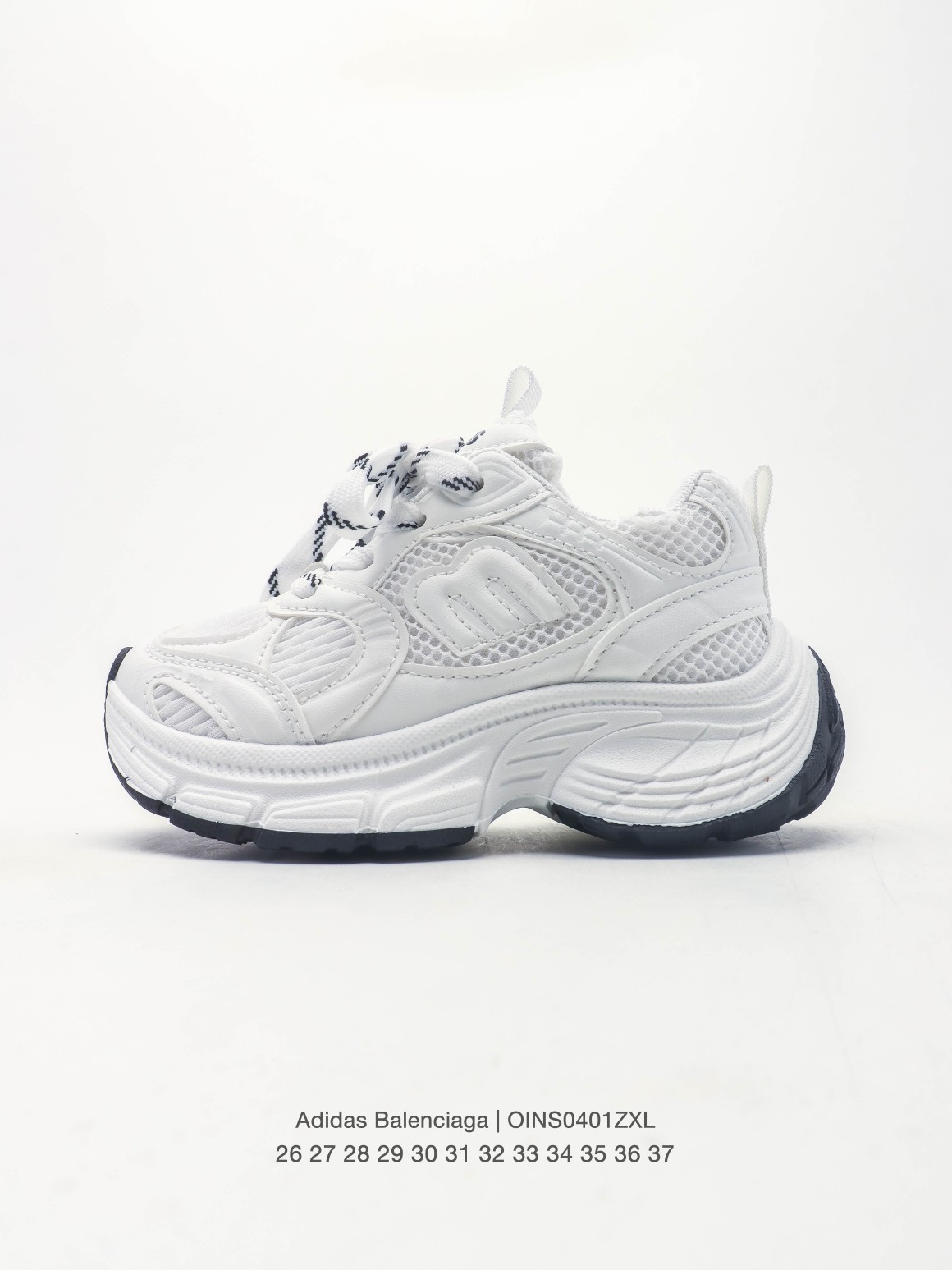 NO:762964,[New children's shoes] Adidas Balenciaga co-branded children's Adidas  A shoe that spans generations, pushes boundaries, and is shaped by the wearer's mindset from the court to the streets and everything in between. Size 26-37 Code OINS0401, Balenciaga, adidas, balenciaga, balenciaga, sneakers,19860909【新品童鞋】阿迪达斯 Balenciaga 巴黎世家联名 儿童 Adidas X 徽标运动休闲跑步鞋阿迪达斯巴黎世家 强强联名 首发鞋 小红书爆款儿童运动鞋 气垫缓震户外时尚跑步鞋 厚底增高老爹鞋 Adidas Superstar经典慢跑鞋, 可以说是 Adidas 阿迪达斯最具标志性的运动鞋,拥有50多年的标志. 一款跨越几代,突破边界,根据穿者从球场到街道以及介于两者之间的一切的心态所塑造的鞋履. 码数26-37 编码OINS0401,巴黎世家,adidas,balenciaga,balenciaga,sneakers,,Children's