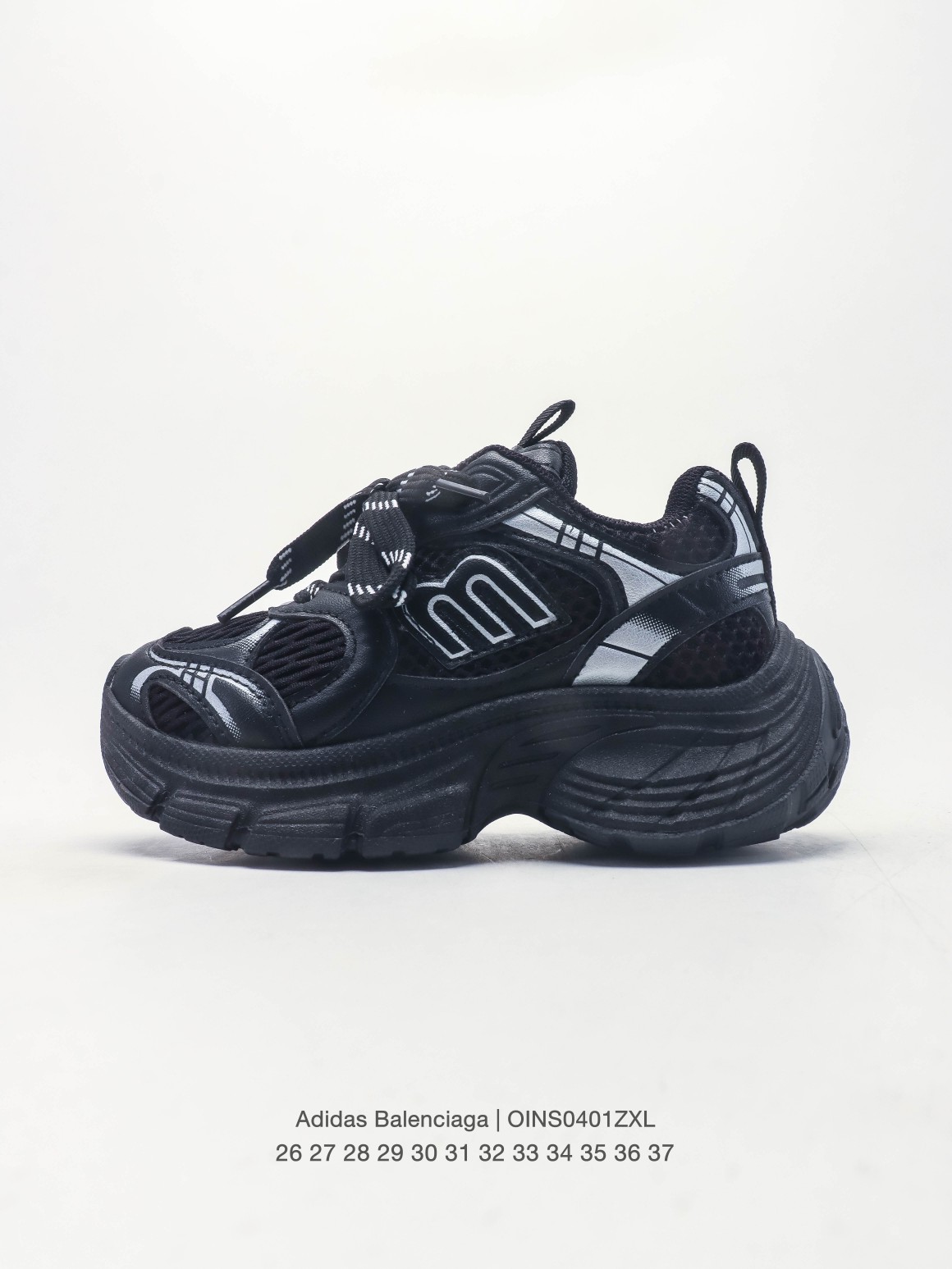 NO:762966,[New children's shoes] Adidas Balenciaga co-branded children's Adidas  A shoe that spans generations, pushes boundaries, and is shaped by the wearer's mindset from the court to the streets and everything in between. Size 26-37 Code OINS0401, Balenciaga, adidas, balenciaga, balenciaga, sneakers,19860909【新品童鞋】阿迪达斯 Balenciaga 巴黎世家联名 儿童 Adidas X 徽标运动休闲跑步鞋阿迪达斯巴黎世家 强强联名 首发鞋 小红书爆款儿童运动鞋 气垫缓震户外时尚跑步鞋 厚底增高老爹鞋 Adidas Superstar经典慢跑鞋, 可以说是 Adidas 阿迪达斯最具标志性的运动鞋,拥有50多年的标志. 一款跨越几代,突破边界,根据穿者从球场到街道以及介于两者之间的一切的心态所塑造的鞋履. 码数26-37 编码OINS0401,巴黎世家,adidas,balenciaga,balenciaga,sneakers,,Children's