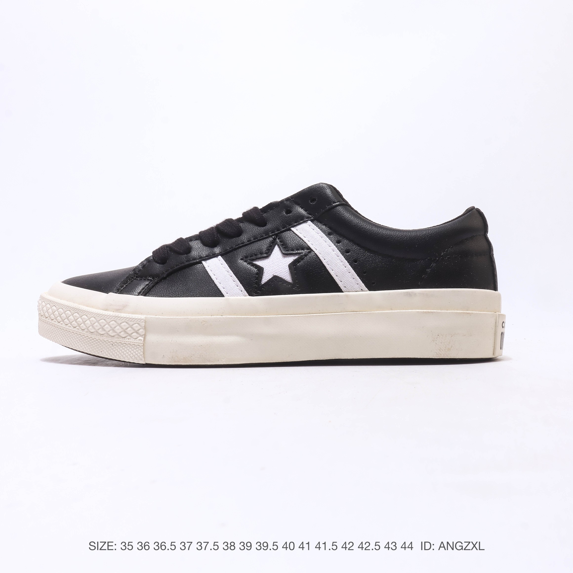 CONVERSE 匡威 Chuck Taylor One Star Academy OX 一星系列 经典低帮复古休闲百搭硫化板鞋“皮面一星”日产高端支线,玩味古着阿美咔叽 带半码