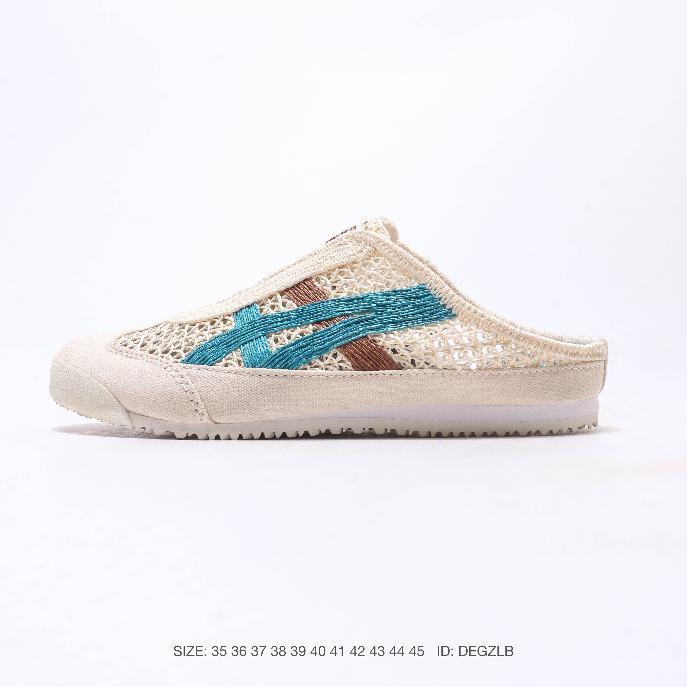 Onitsuka Tiger 鬼塚虎 MEXICO 66 SABOT半拖 透气轻便 低帮 生活休闲鞋 此款鞋采用近几年比较流行的版型设计 外观时尚大气 鞋底采用耐磨的材质 穿上它 让您在平时生活和工作中都会感觉到舒适的体验 货号:1183C208-400 Size: 36 37 38 39 40 41 42 43 44 45 ID:DEGZLB image 1