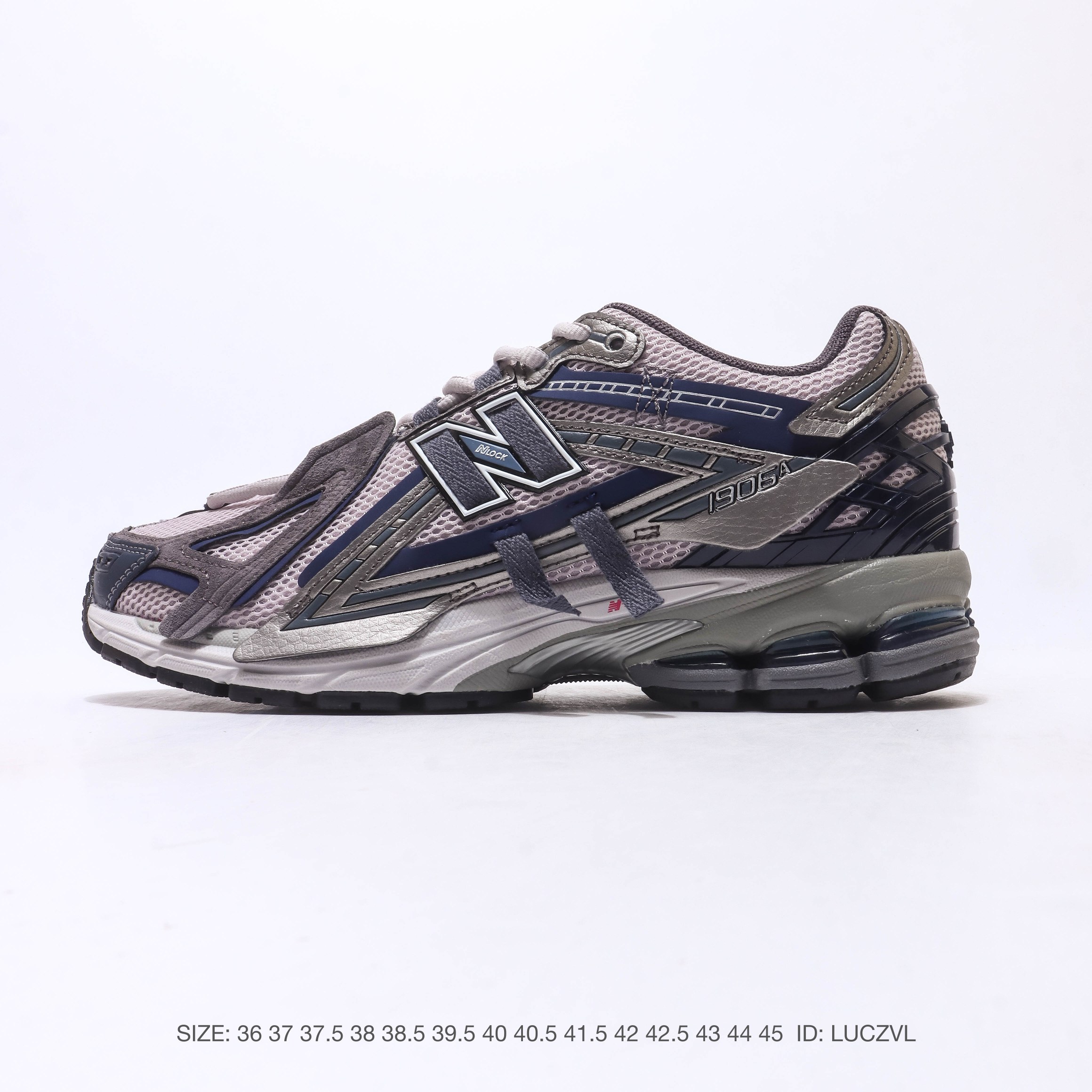 【】新百伦 New Balance M1906系列 复古运动鞋单品宝藏老爹鞋款。作为NB最经典的档案鞋型之一，与2002一样，1906有着NB最成熟的技术加持和复古款式，而本次推出的参照2002r的定位，相信会在性价两端做出权衡。单从造型上来看，依旧是vibe风格，味道很正，细节也很酷，这双1906r无疑必能打入复古跑鞋爱好者的年度鞋款名录。 货号：U19064F6 SIZE：36 37 37.5 38 38.5 39.5 40 40.5 41.5 42 42.5 43 44 45 ID：LUCZVL image 1