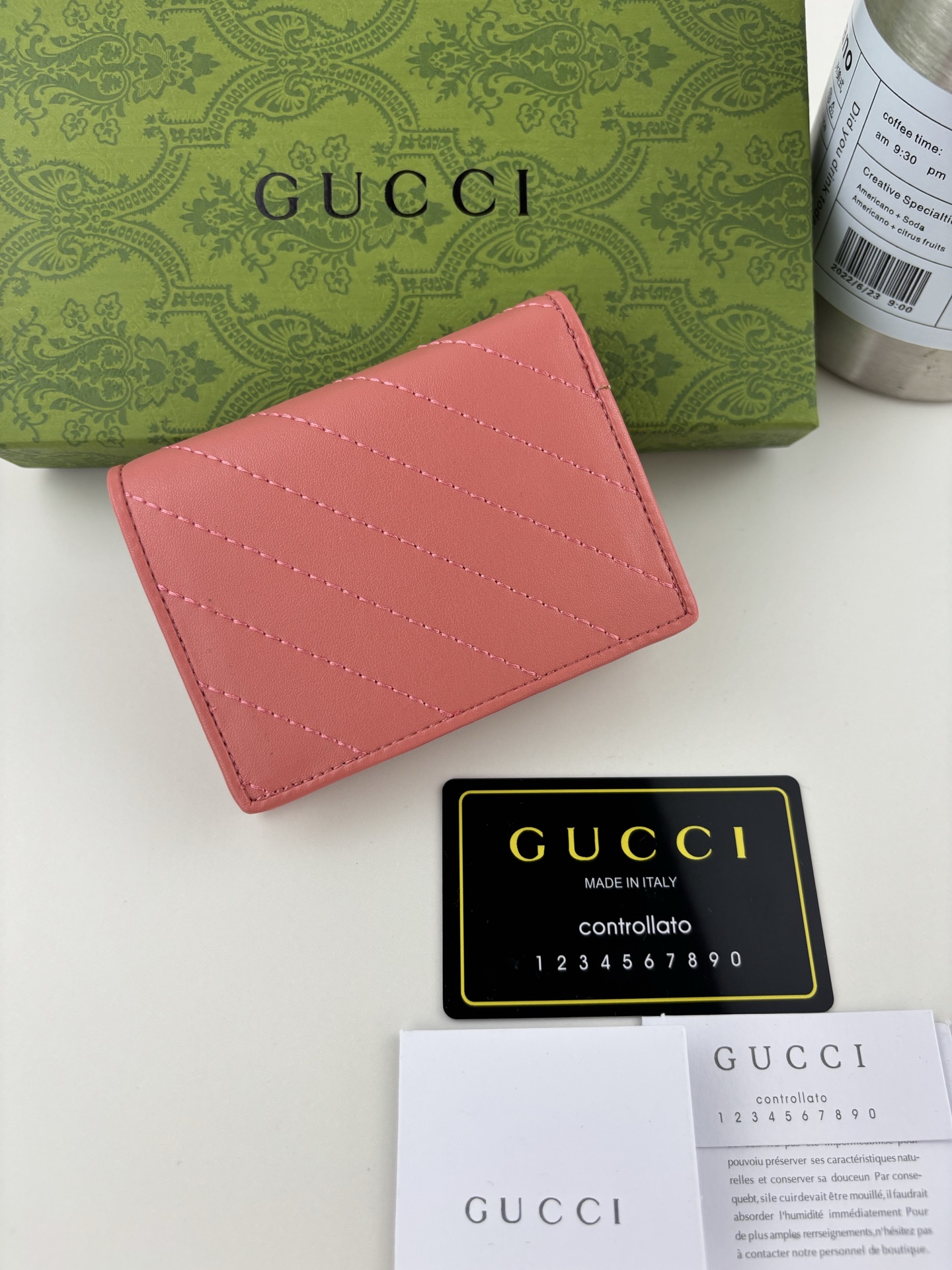 Gucci Blondieシリーズ カードケース - 洗練されたピンクデザイン