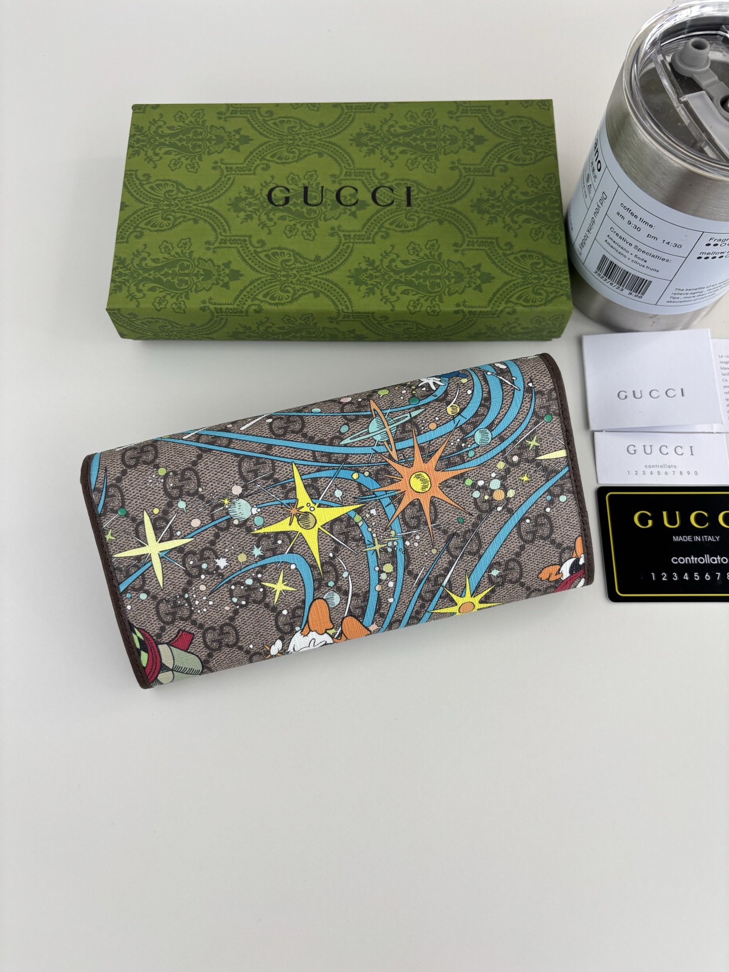 GUCCl Supreme皮夹 - 唐老鸭の小侄子デザイン