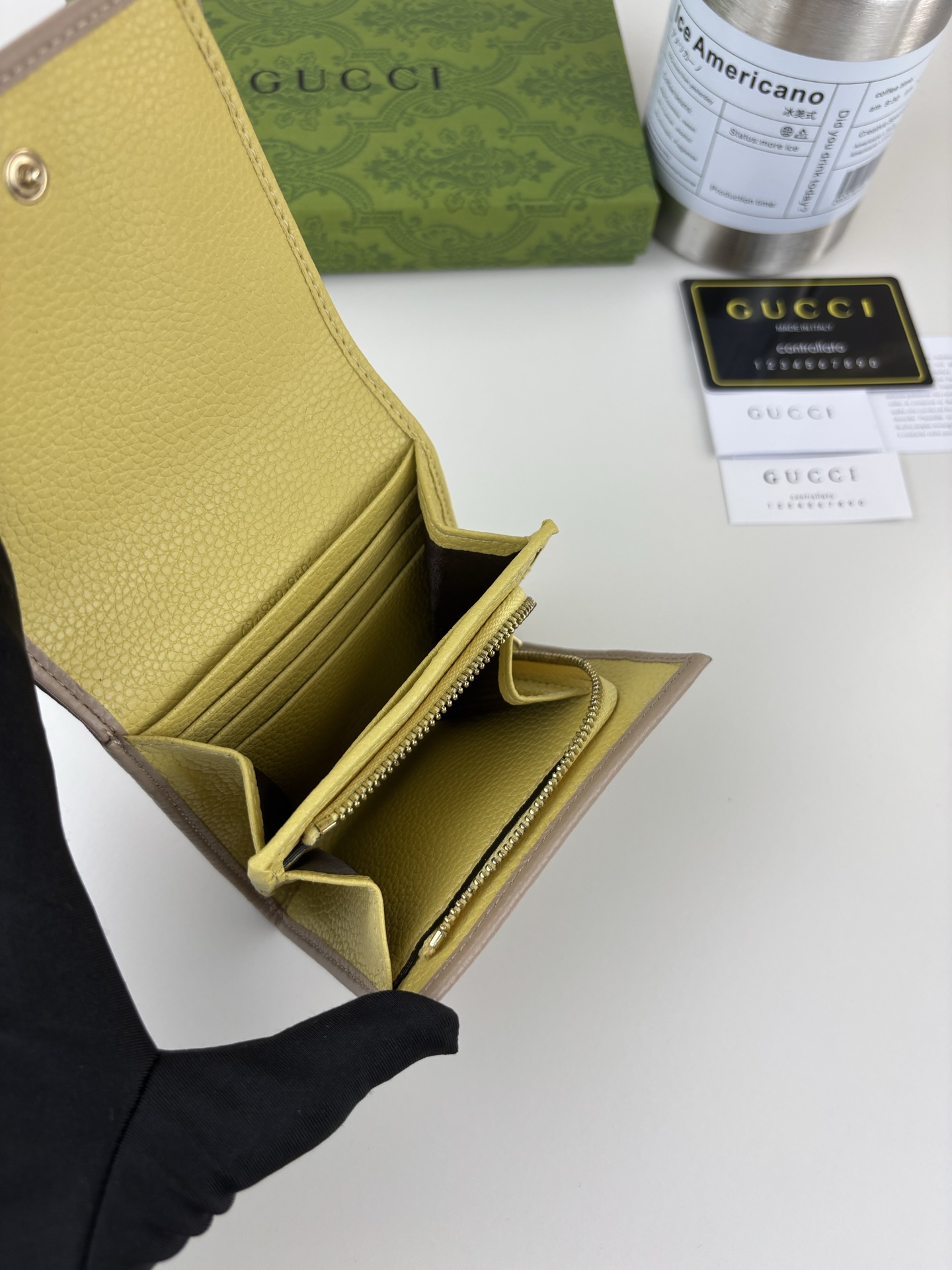 GUCCl 夏季新作 小型ダブルG金属装飾のトレンドバッグ