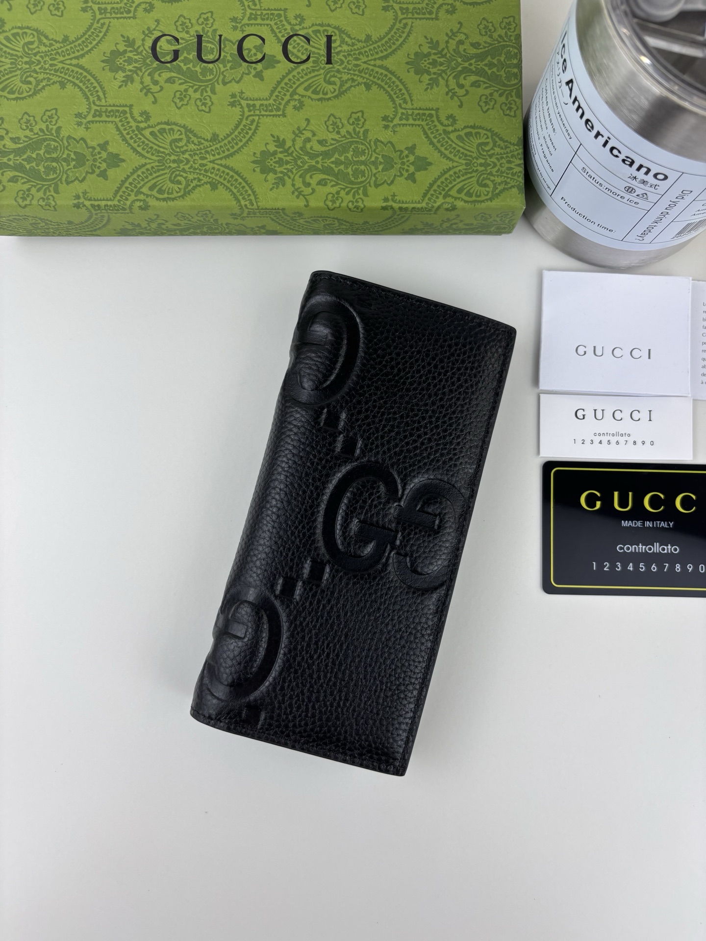 Gucci スーパー双G長夹財布 - 高級感あふれるデザイン