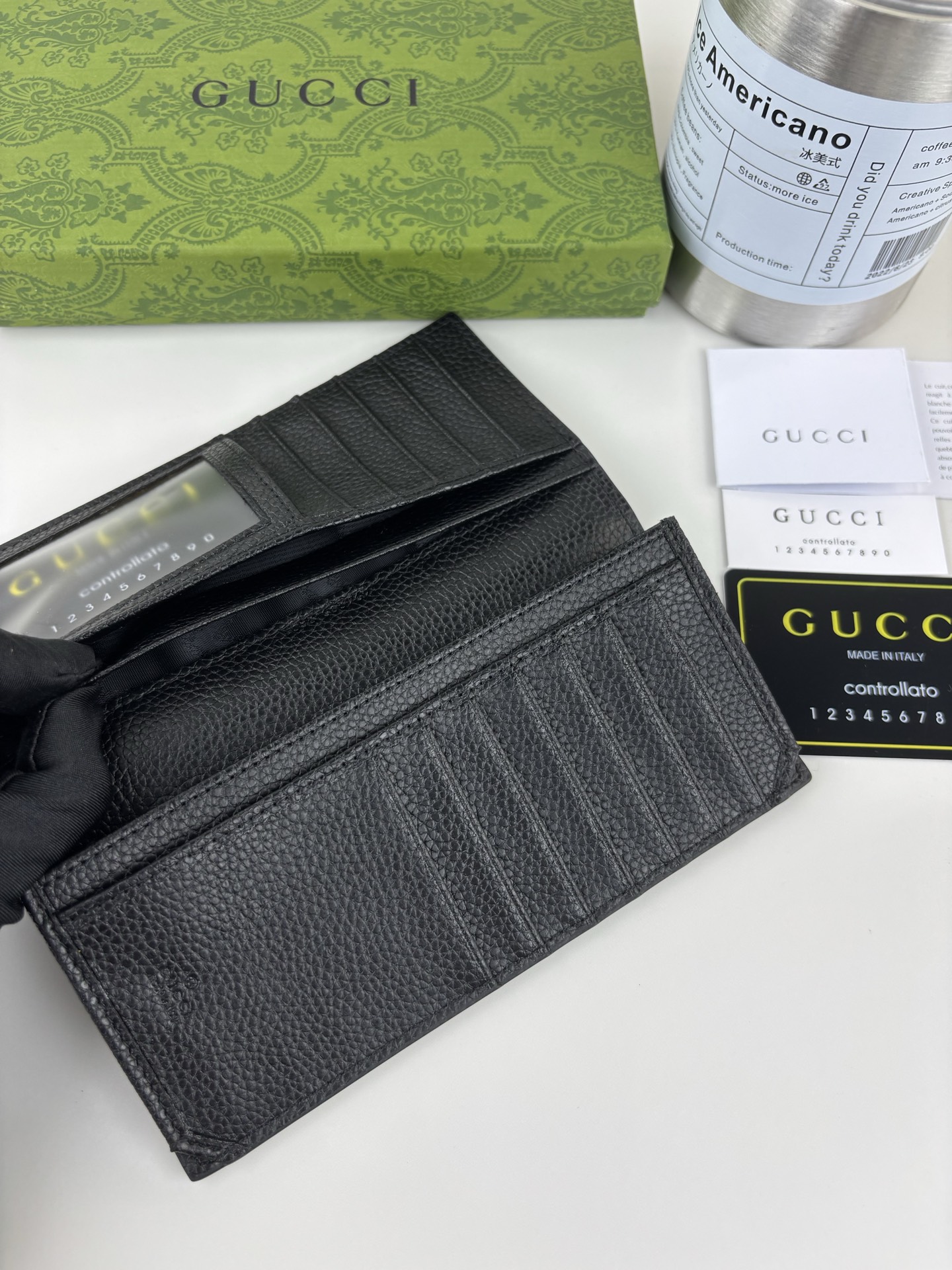 Gucci スーパー双G長夹財布 - 高級感あふれるデザイン