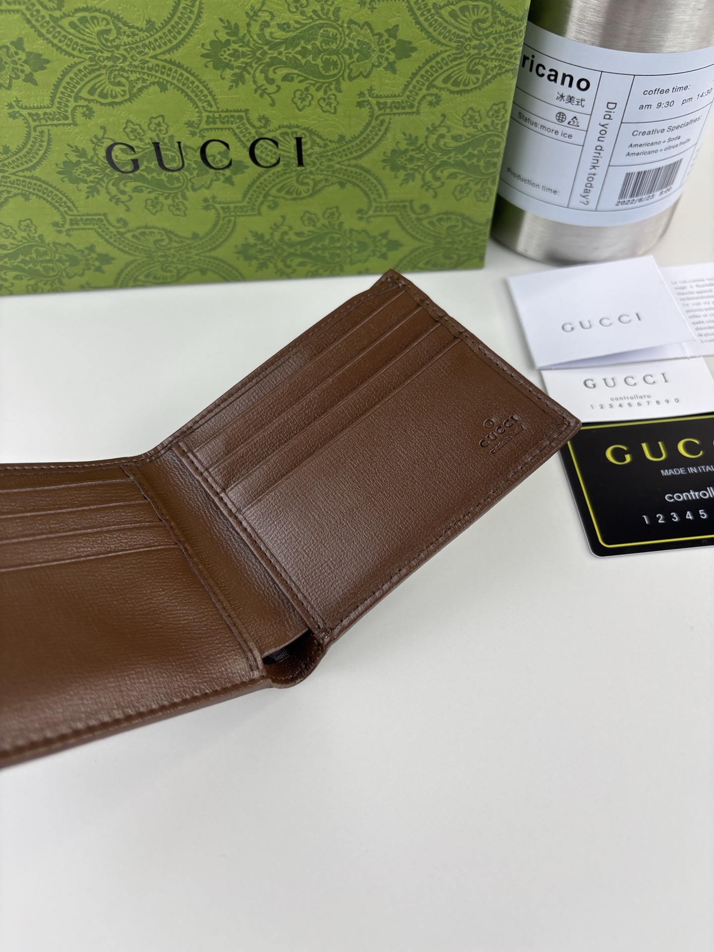 GUCCI 長財布 GG Supreme帆布素材 エコ素材使用