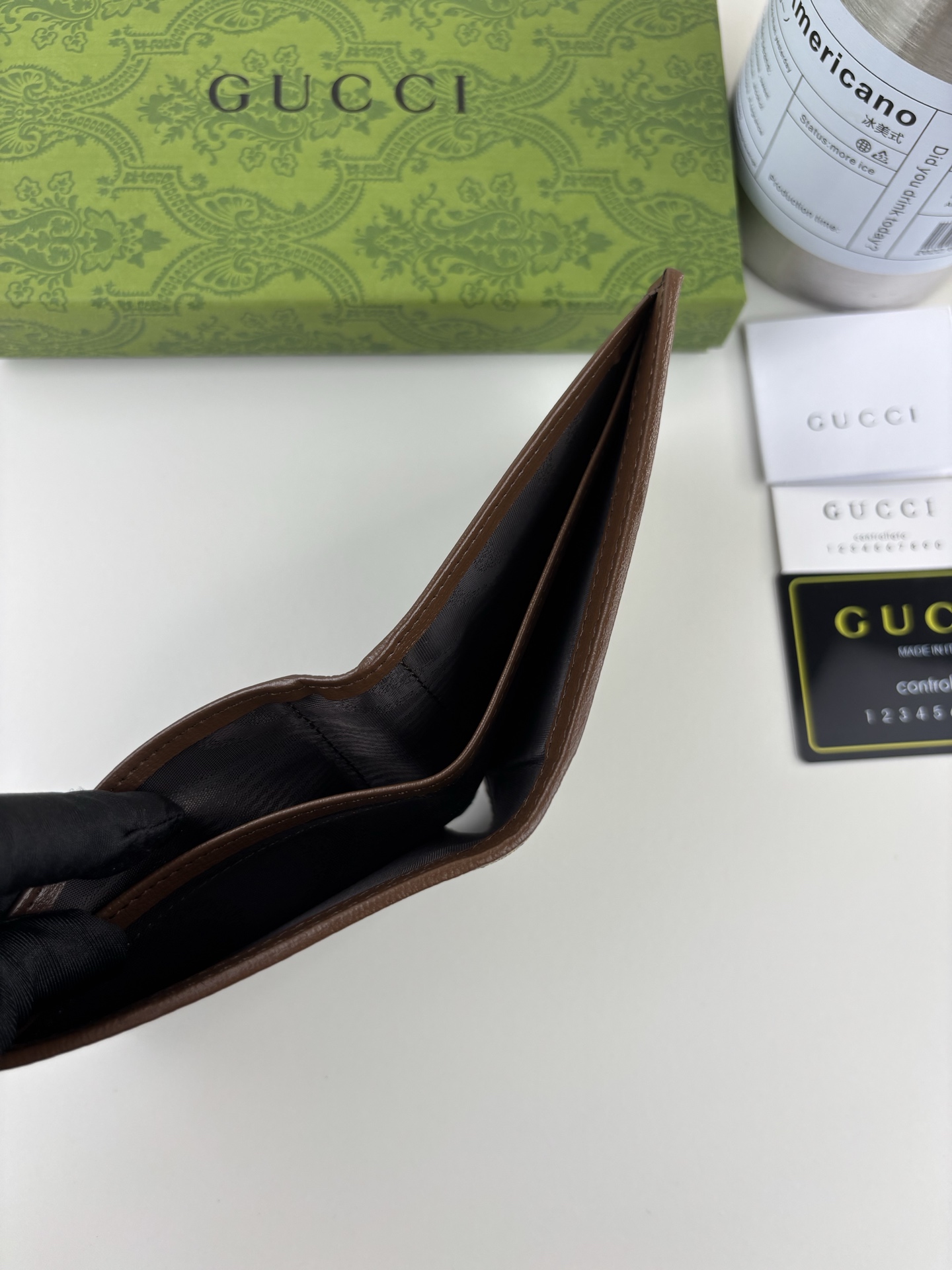 GUCCI 長財布 GG Supreme帆布素材 エコ素材使用