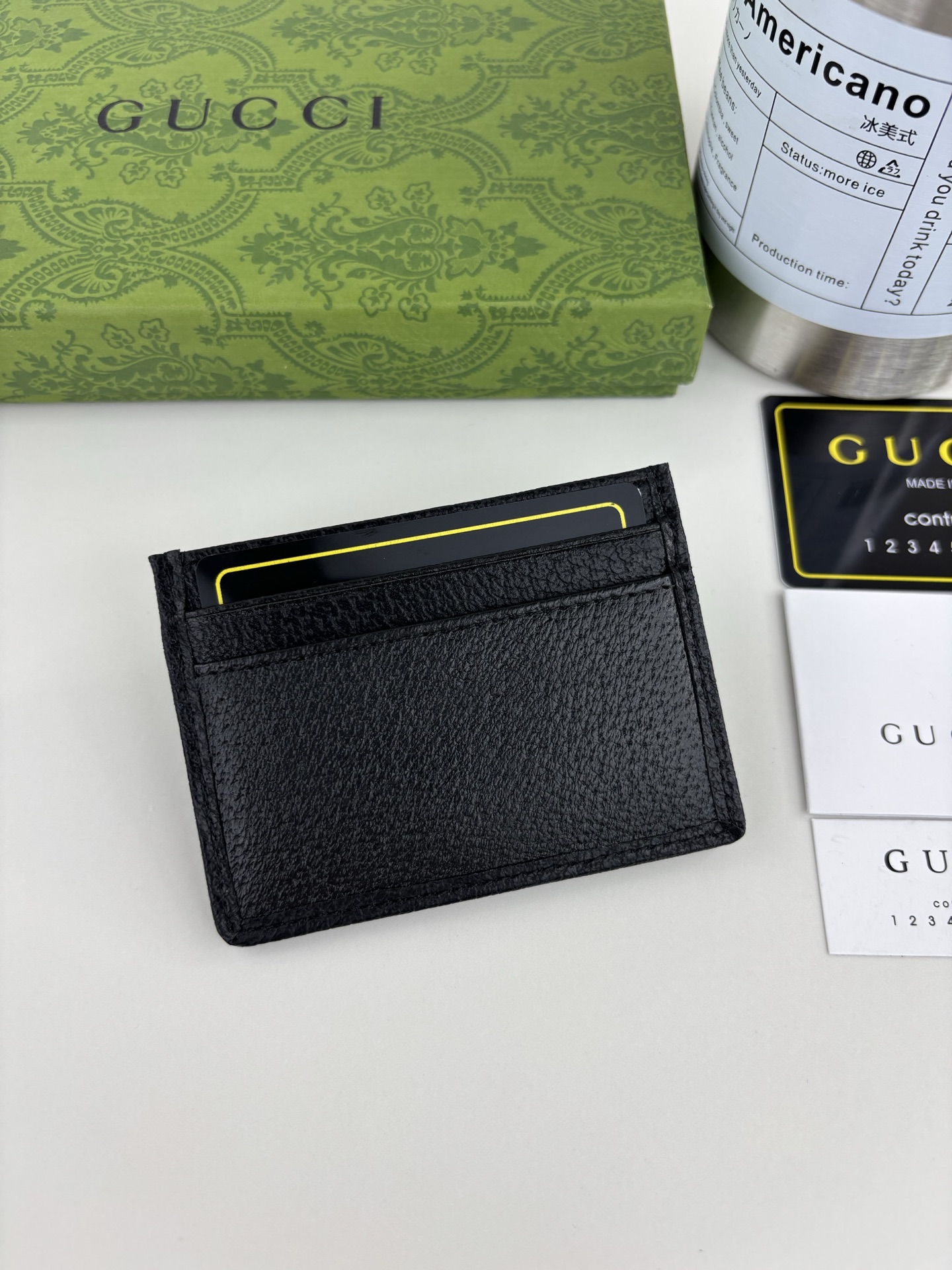 GUCCI Ophidiaシリーズ カードケース GG Supremeレザー