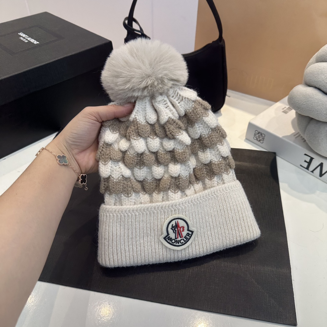 Moncler Czapki Czapka z dzianiny