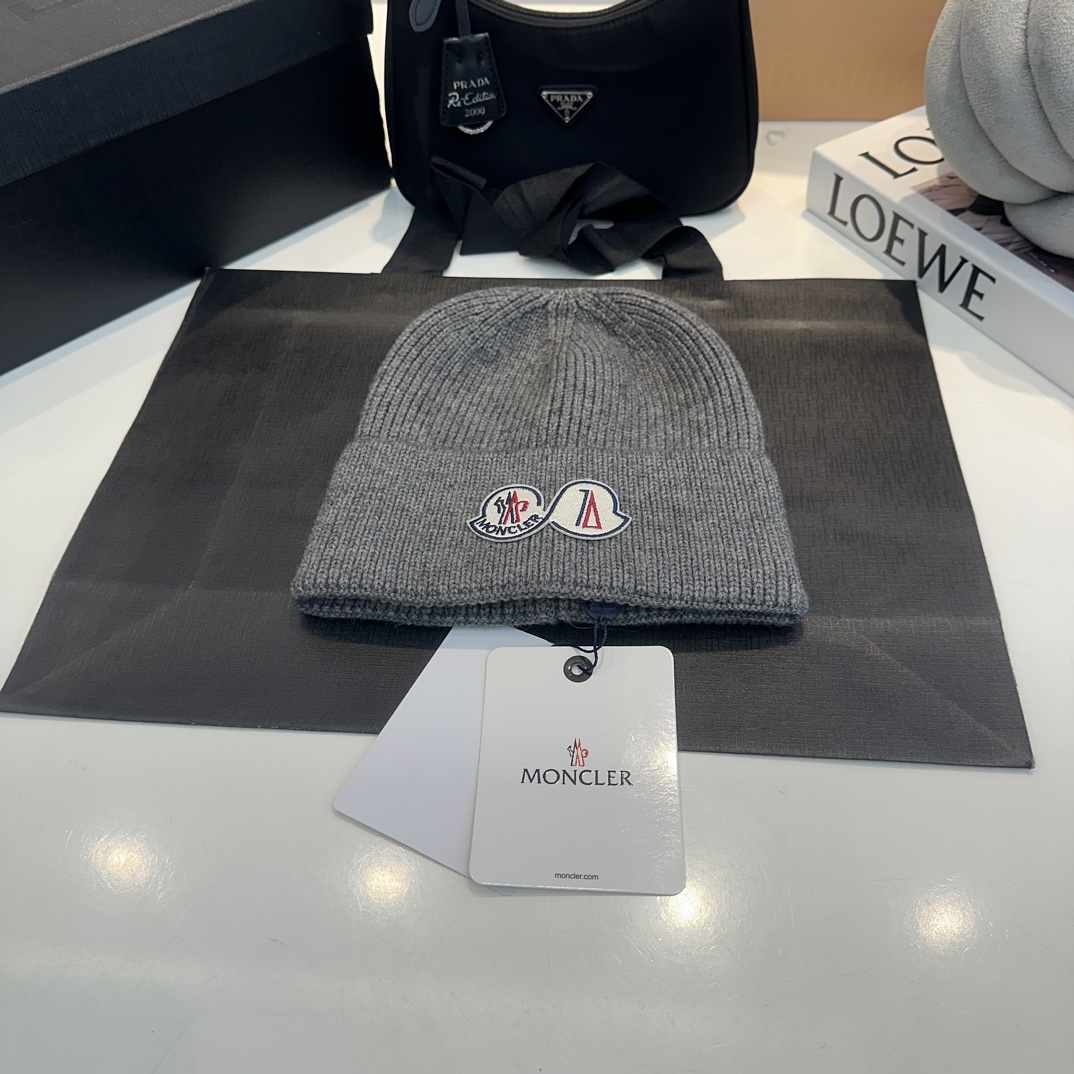 Moncler Czapki Czapka z dzianiny Unisex Dzianiny Kolekcja jesienna/zima