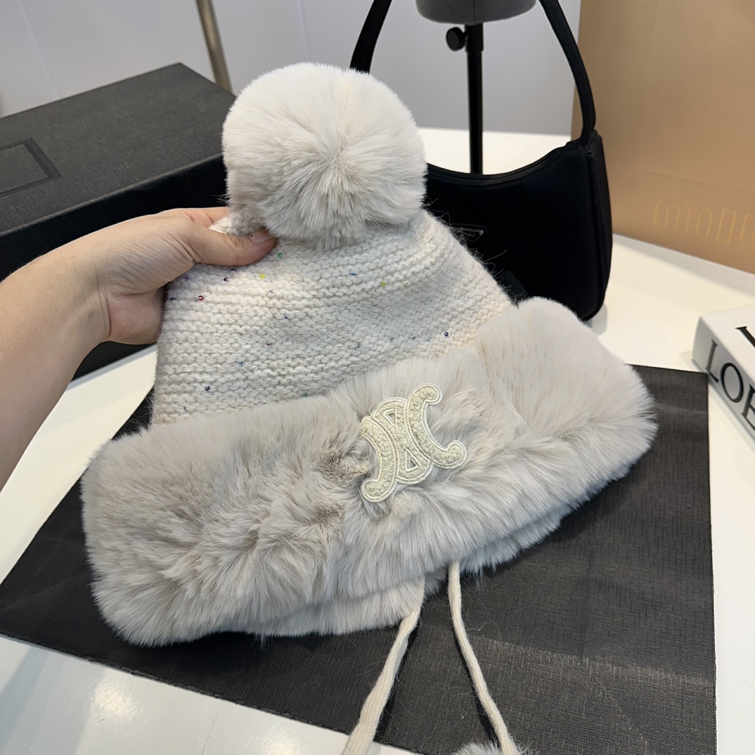 Celine Haute Couture Haute Couture Designer Cap Hat Ref.9F3D94C4 3