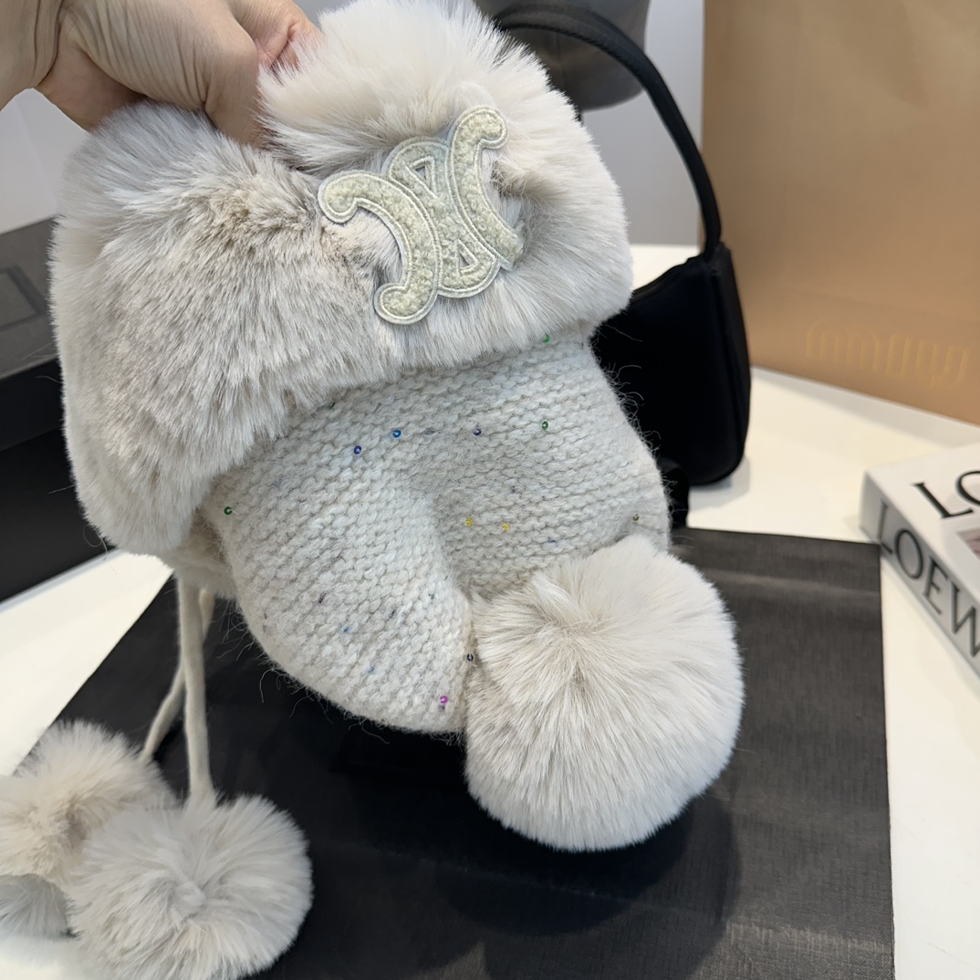Celine Haute Couture Haute Couture Designer Cap Hat Ref.9F3D94C4 6