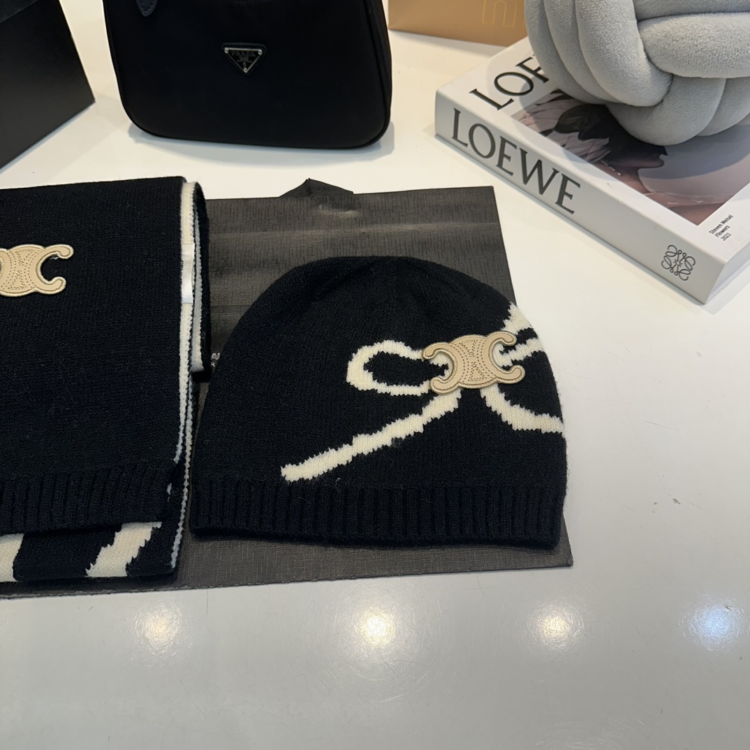 赛琳CELINE 小红书爆款,官网新品经典套装帽子 5