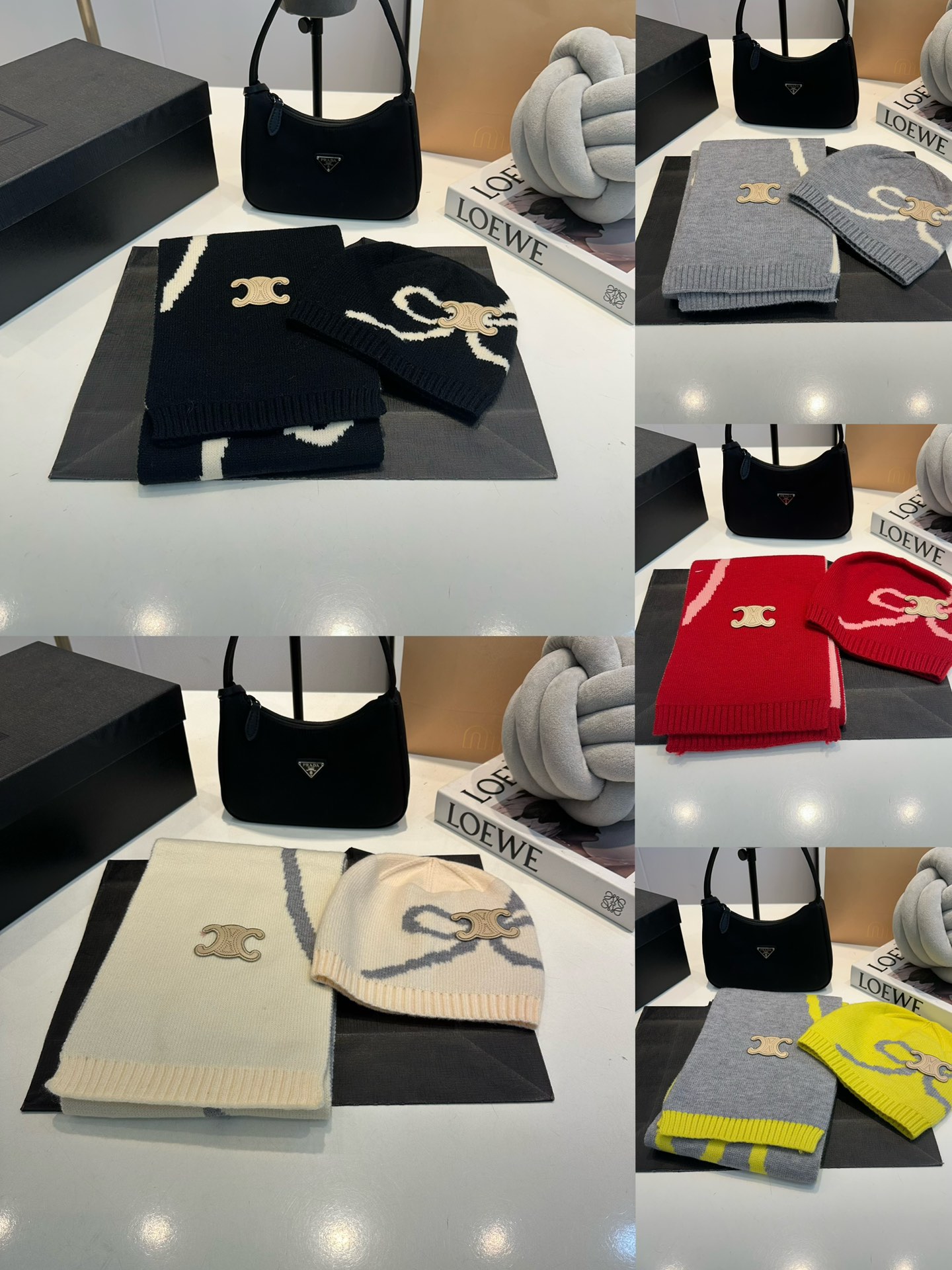 赛琳CELINE 小红书爆款,官网新品经典套装帽子 8