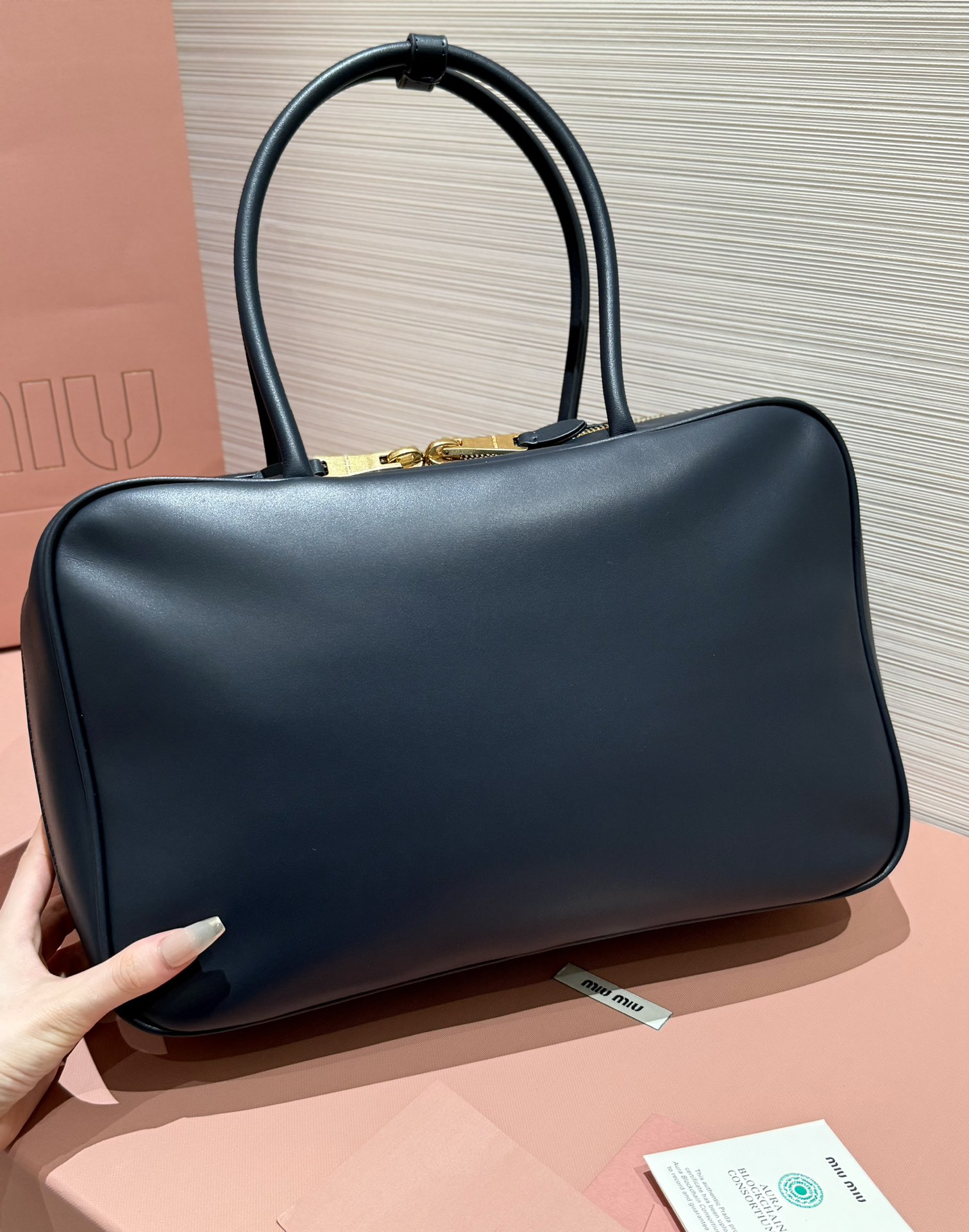 MiuMi*long wrist bowling ball/briefcase — photo 6