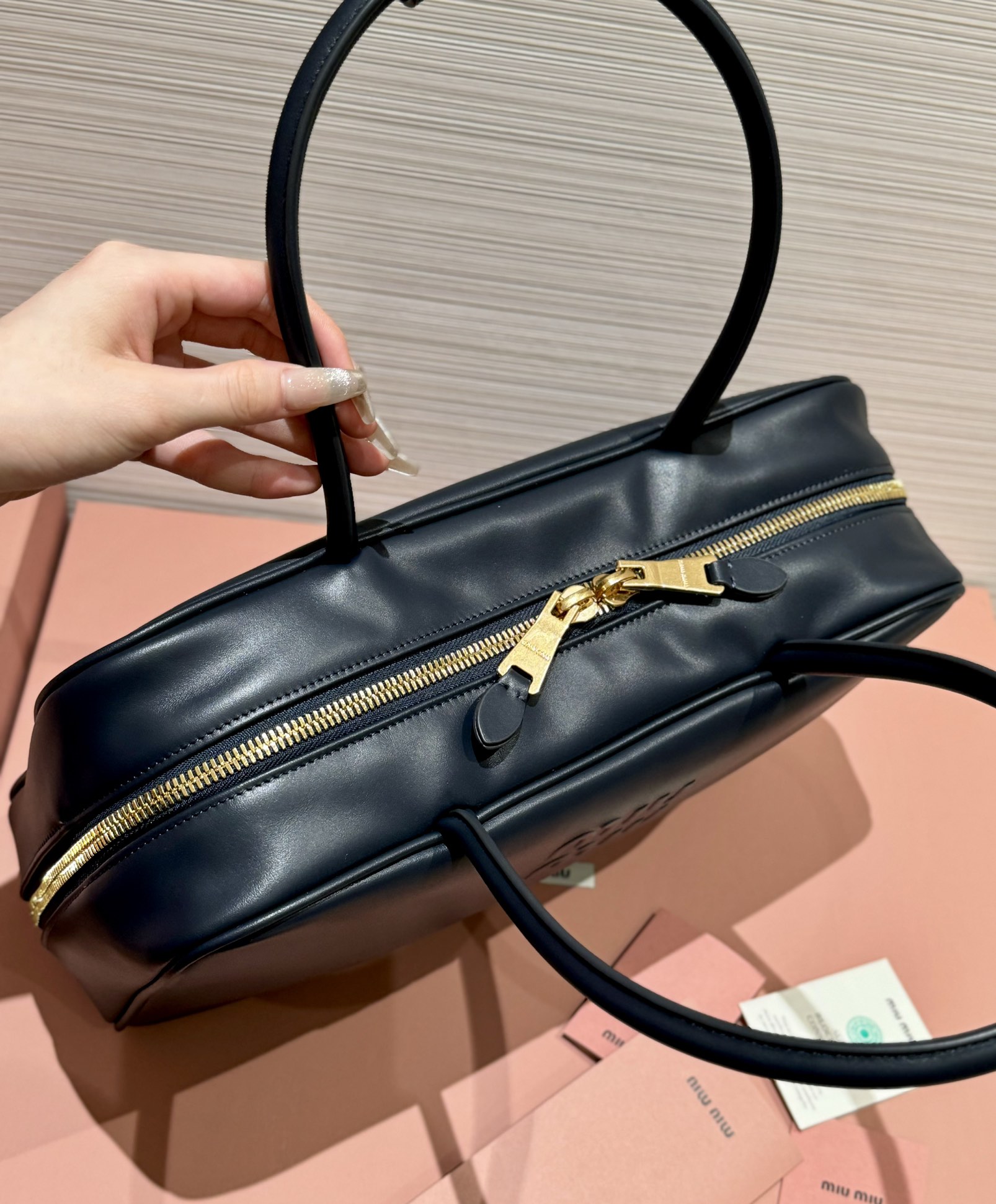 MiuMi*long wrist bowling ball/briefcase — photo 9