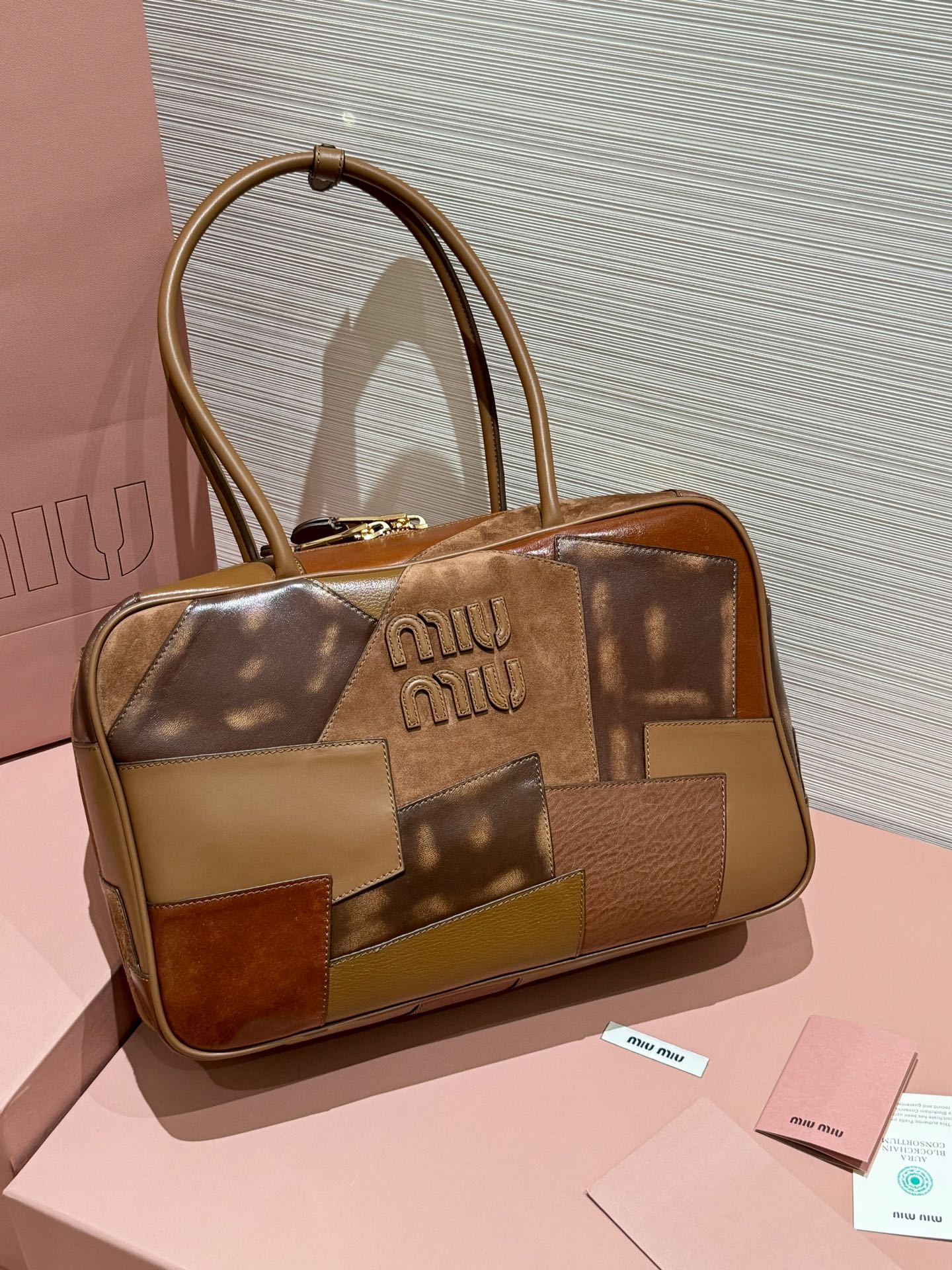 MiuMi*long wrist bowling ball/briefcase — photo 2