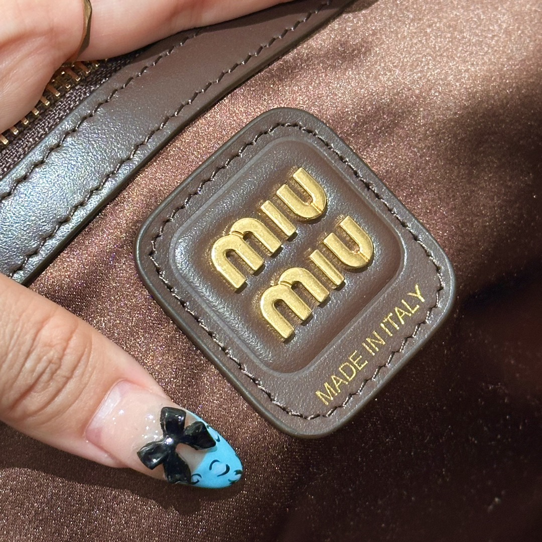 Miu briefcase Brown work