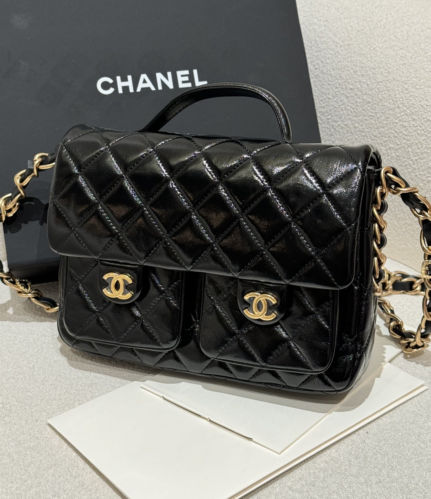 Chanel 24 Un bolso bandolera vintage me ha llamado mucho la atención, ¡pero finalmente lo compré! Xiaoxiang no ha lanza…