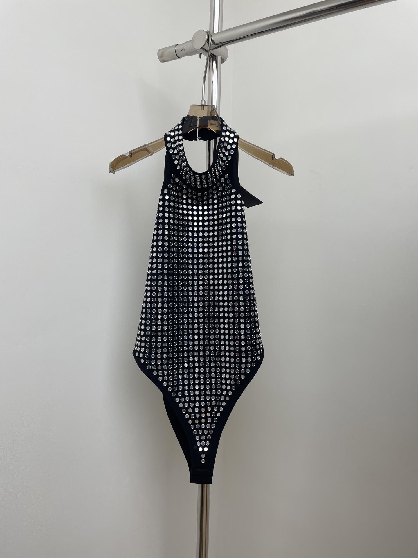 NO:460403,SAINT LAUREN* 2025 summer new ones-piece top Customized disc design ones-piece top, sml real photos, saint laurent, alexander wang19860909SAINT LAUREN* 2025夏季新款连体上衣 定制圆片设计连体上衣,sml 实拍图,,saint laurent,alexander wang,Women's clothing