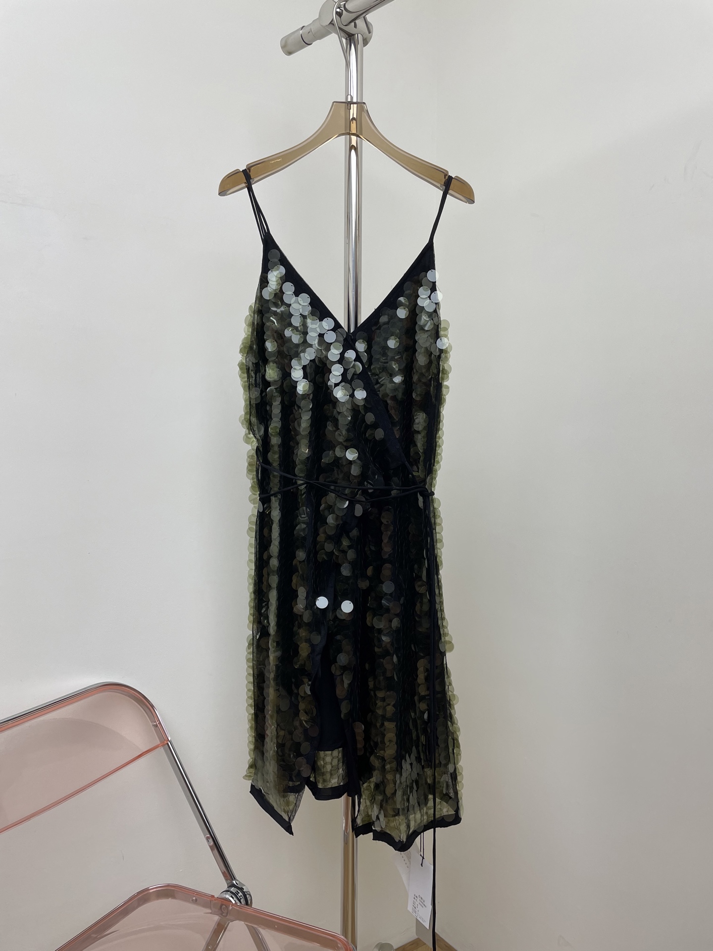 NO:473237,COPERNI 2025 summer new dress, beaded suspender design, random matching, various ways to wear sml real photos, skirts, alexander wang19860909COPERNI 2025夏季新款连衣裙 珠片吊带设计 随意搭配多种穿法 sml 实拍图,,skirts,alexander wang,Women's clothing